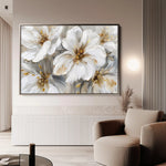 Floral Canvas Wall Art WAD848-F 90 x 60 cm / Stretched on hidden frame