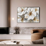 Floral Canvas Wall Art WAD848-F 90 x 60 cm / Stretched on hidden frame