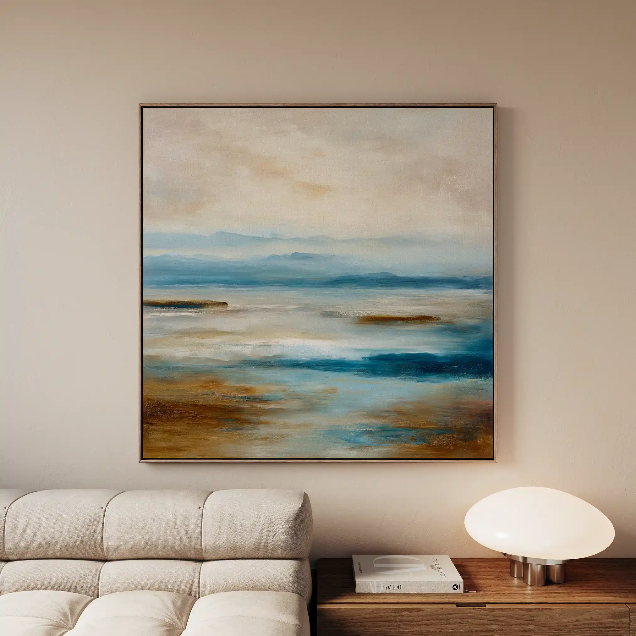 Abstract 849 Canvas Art 60 x 60 cm / Stretched on hidden frame