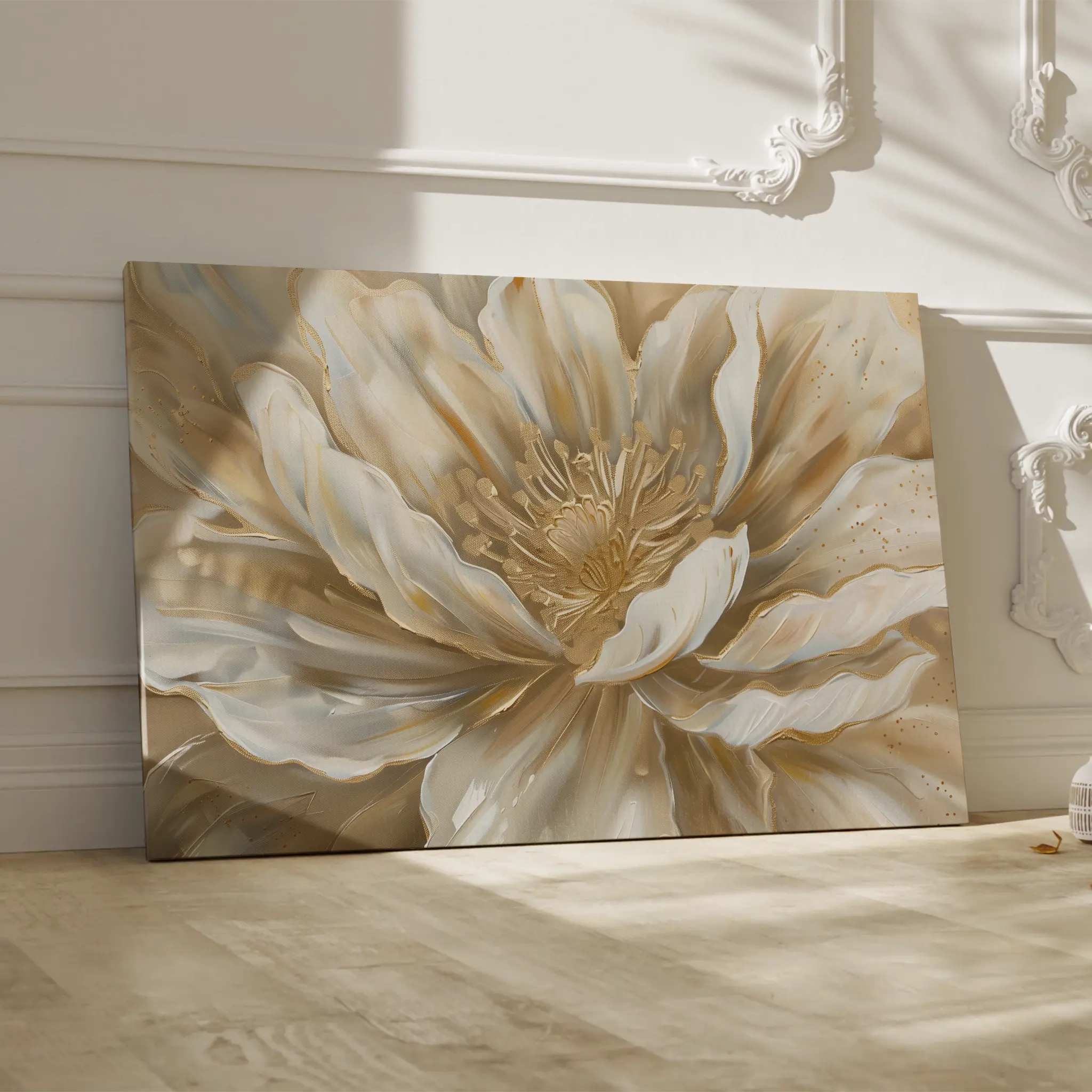 Floral Canvas Wall Art WAD849-F 90 x 60 cm / Stretched on hidden frame