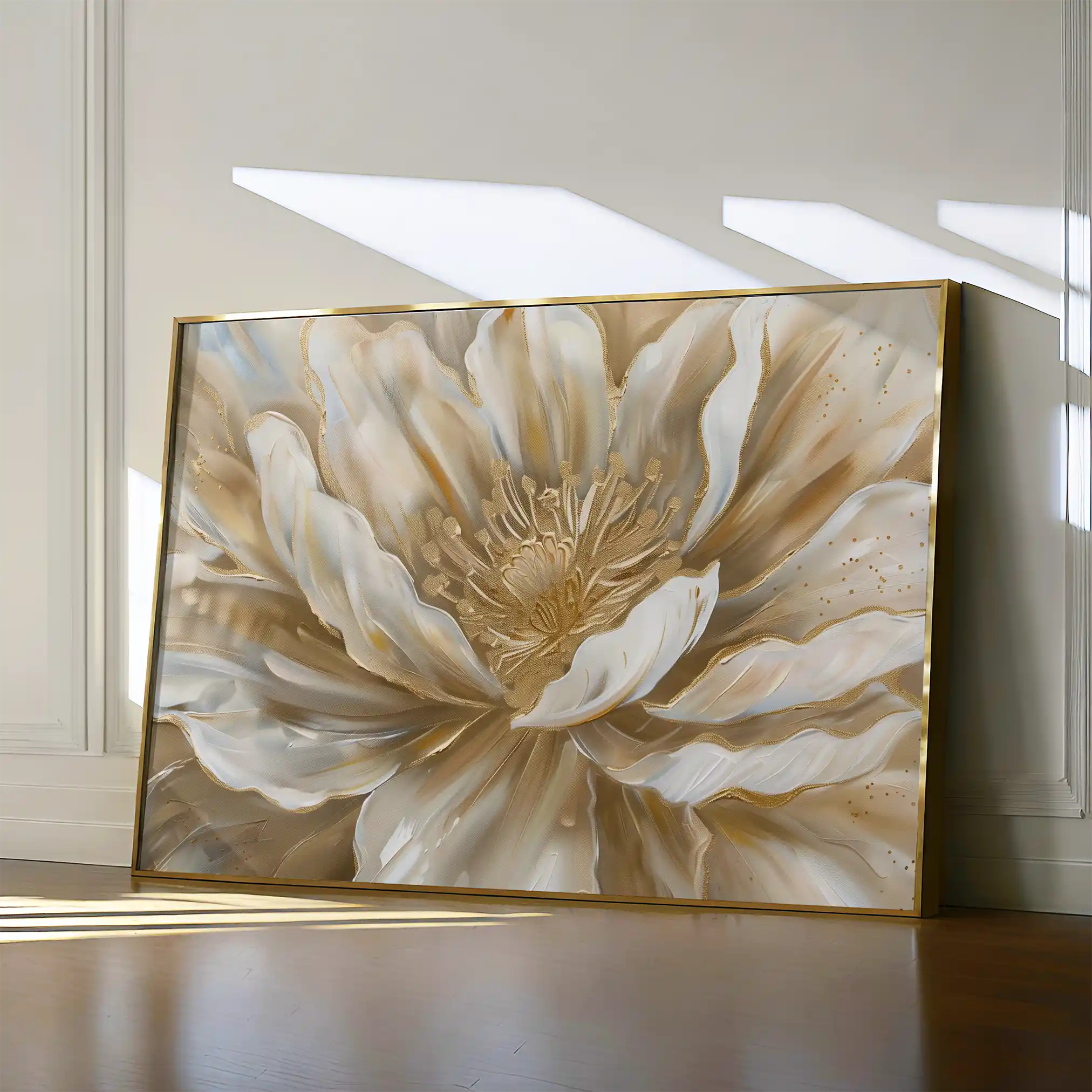 Floral Canvas Wall Art WAD849-F 90 x 60 cm / Stretched on hidden frame