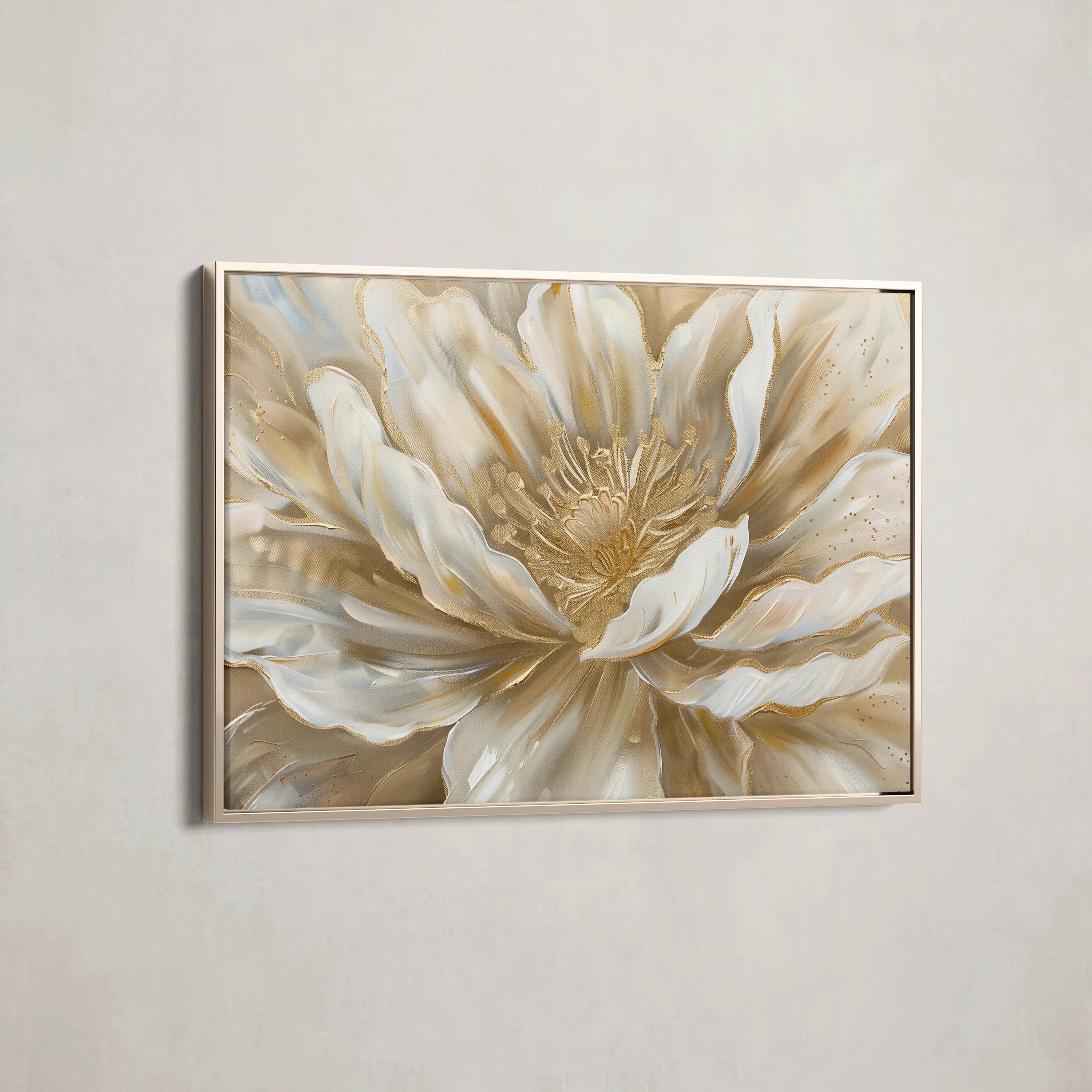 Floral Canvas Wall Art WAD849-F 90 x 60 cm / Stretched on hidden frame