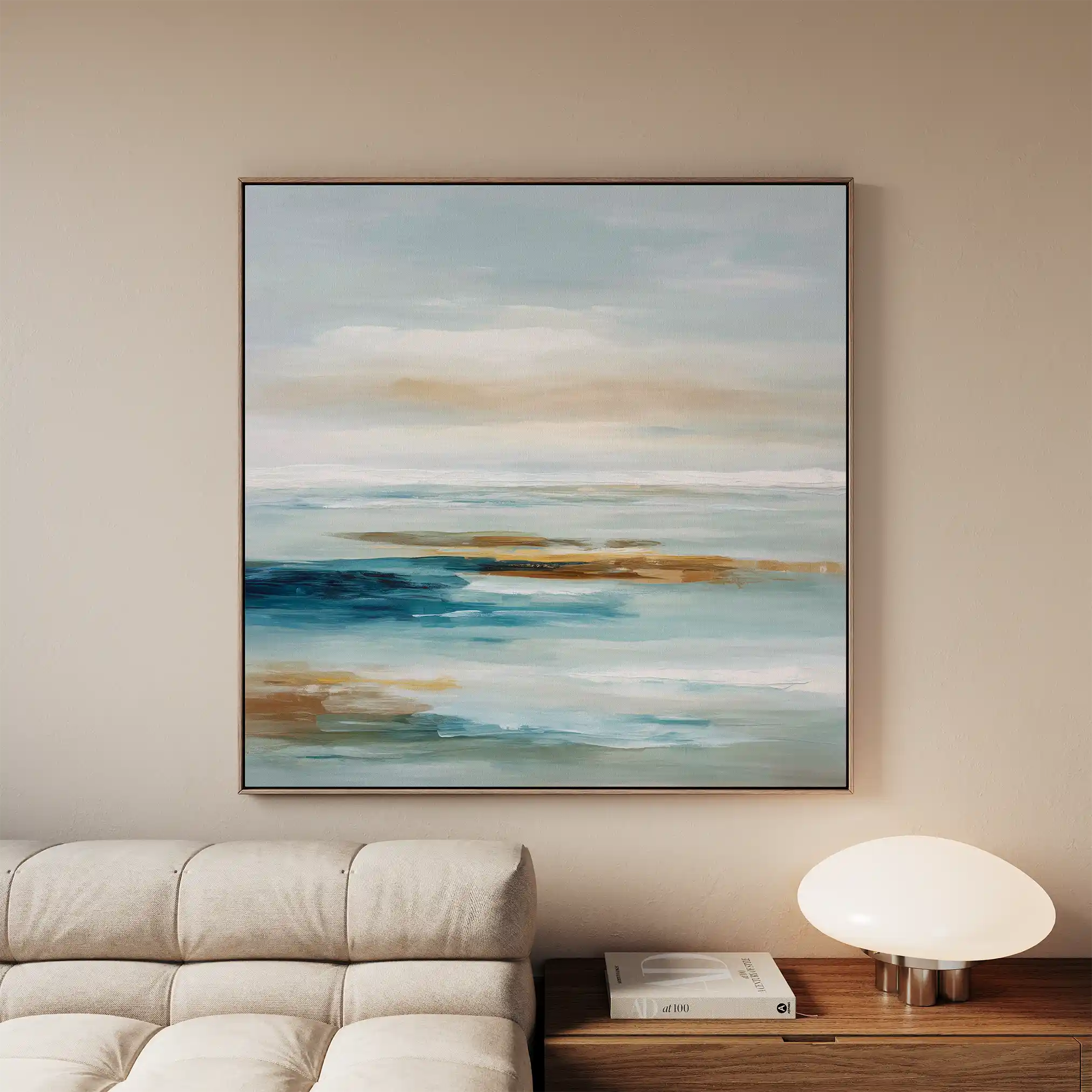 Abstract 850 Canvas Art 60 x 60 cm / Stretched on hidden frame