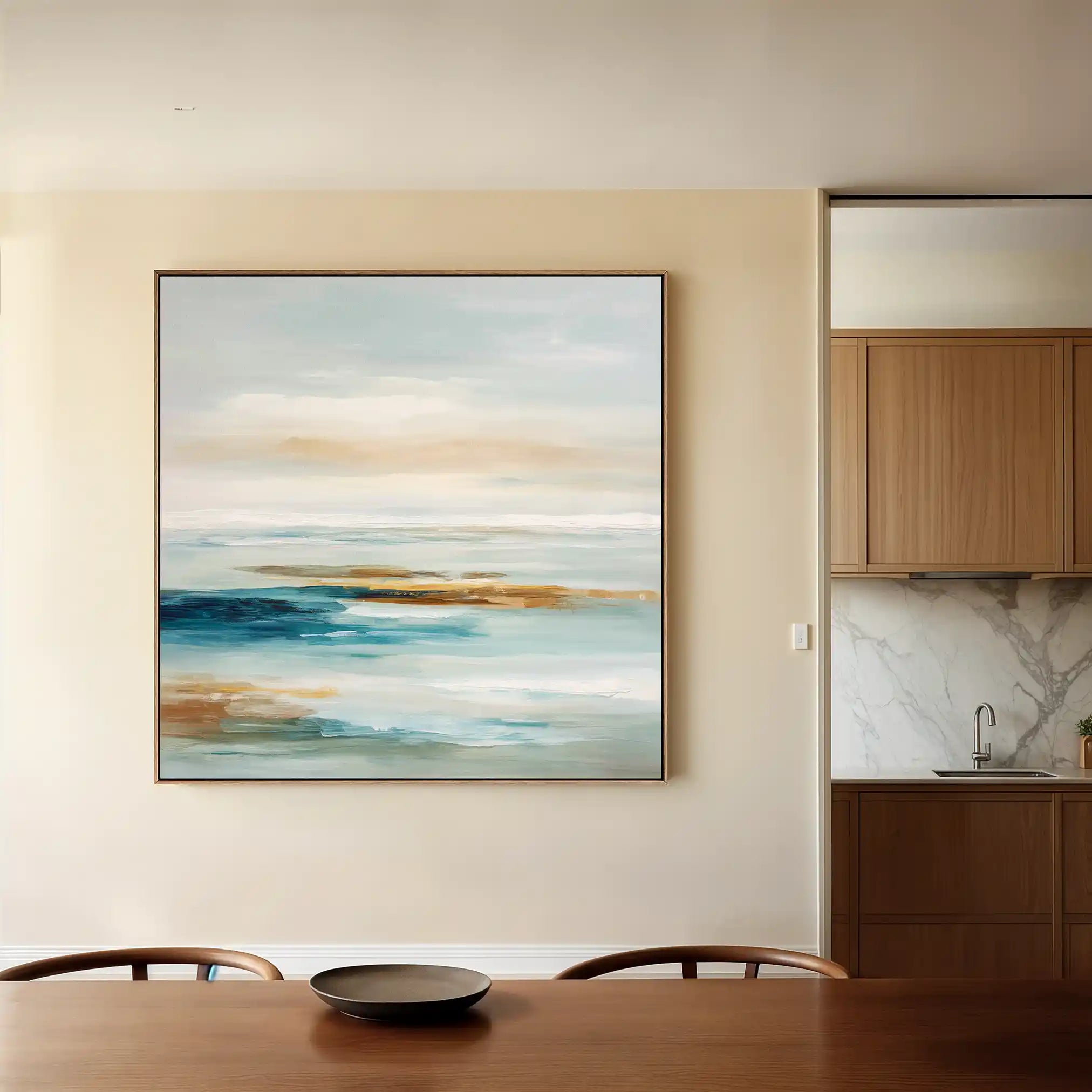 Abstract 850 Canvas Art 60 x 60 cm / Stretched on hidden frame