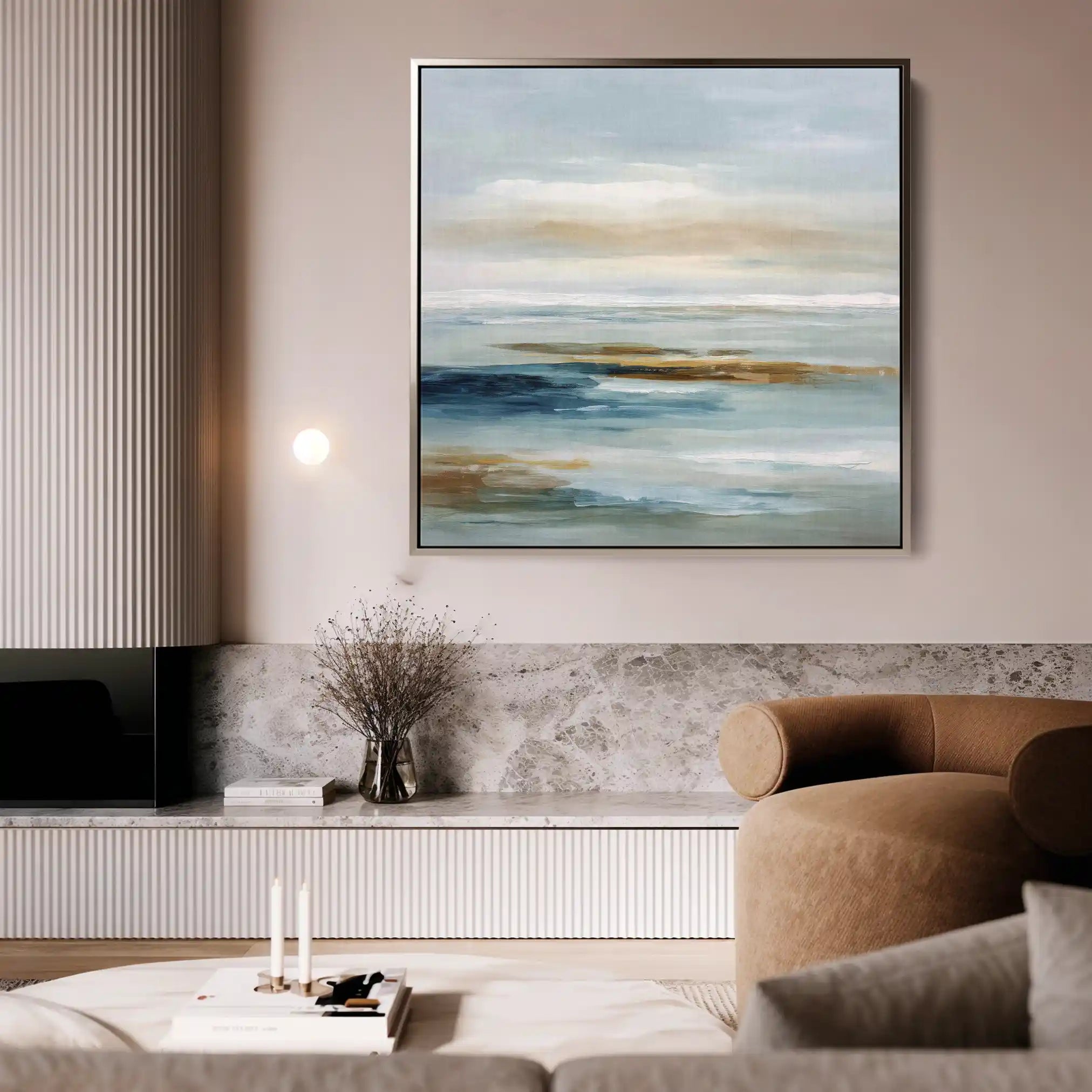 Abstract 850 Canvas Art 60 x 60 cm / Stretched on hidden frame