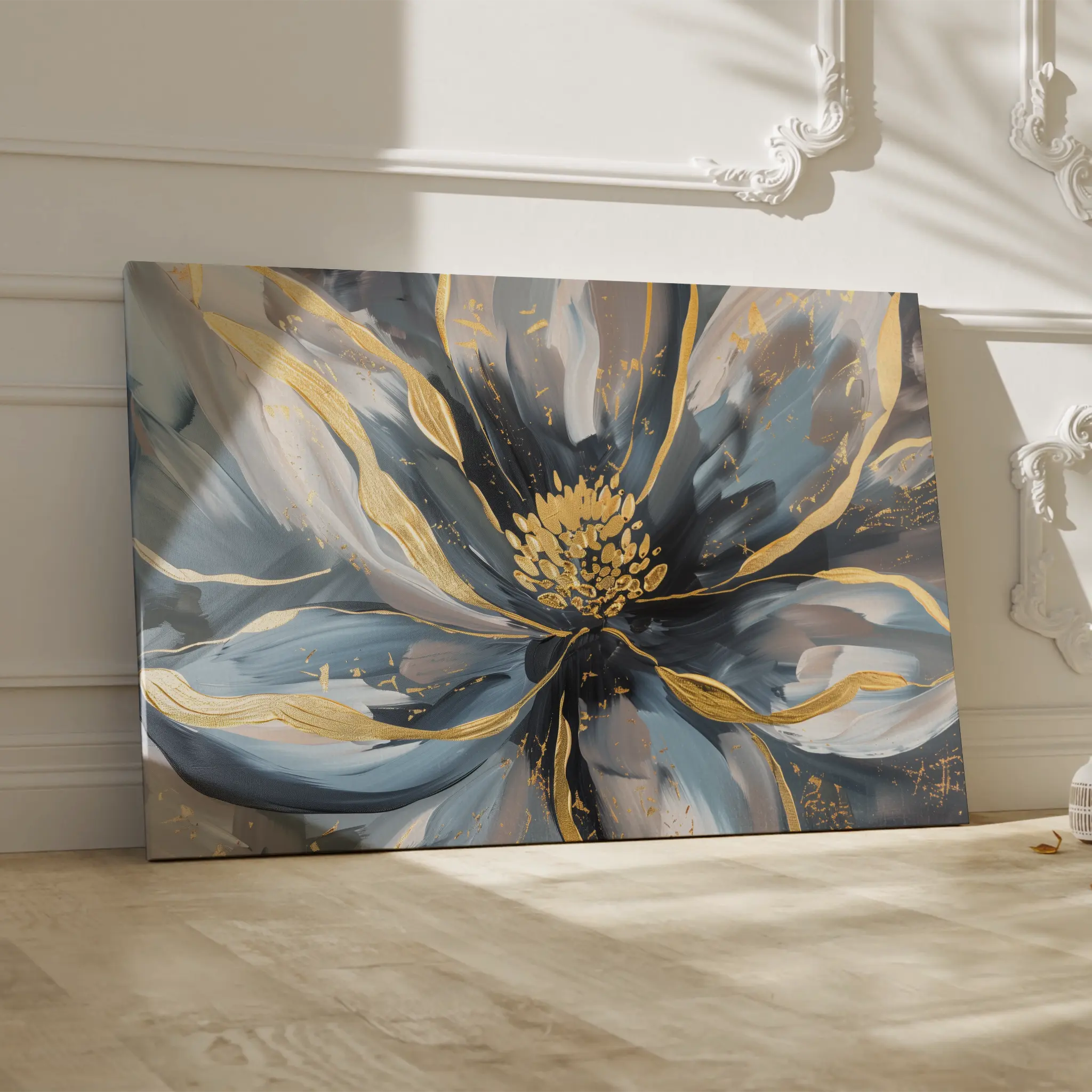 Floral Canvas Wall Art WAD850-F 90 x 60 cm / Stretched on hidden frame