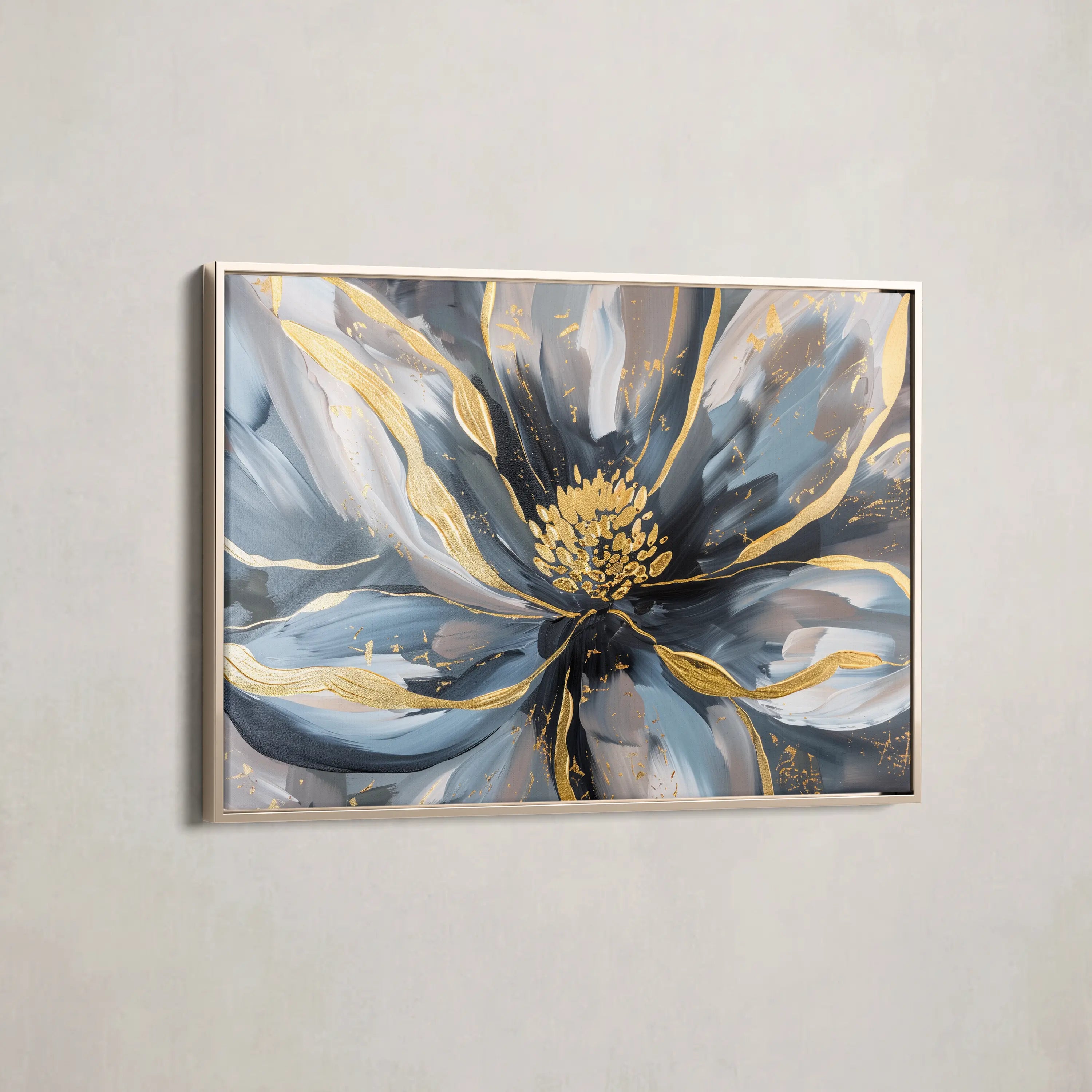 Floral Canvas Wall Art WAD850-F 90 x 60 cm / Stretched on hidden frame