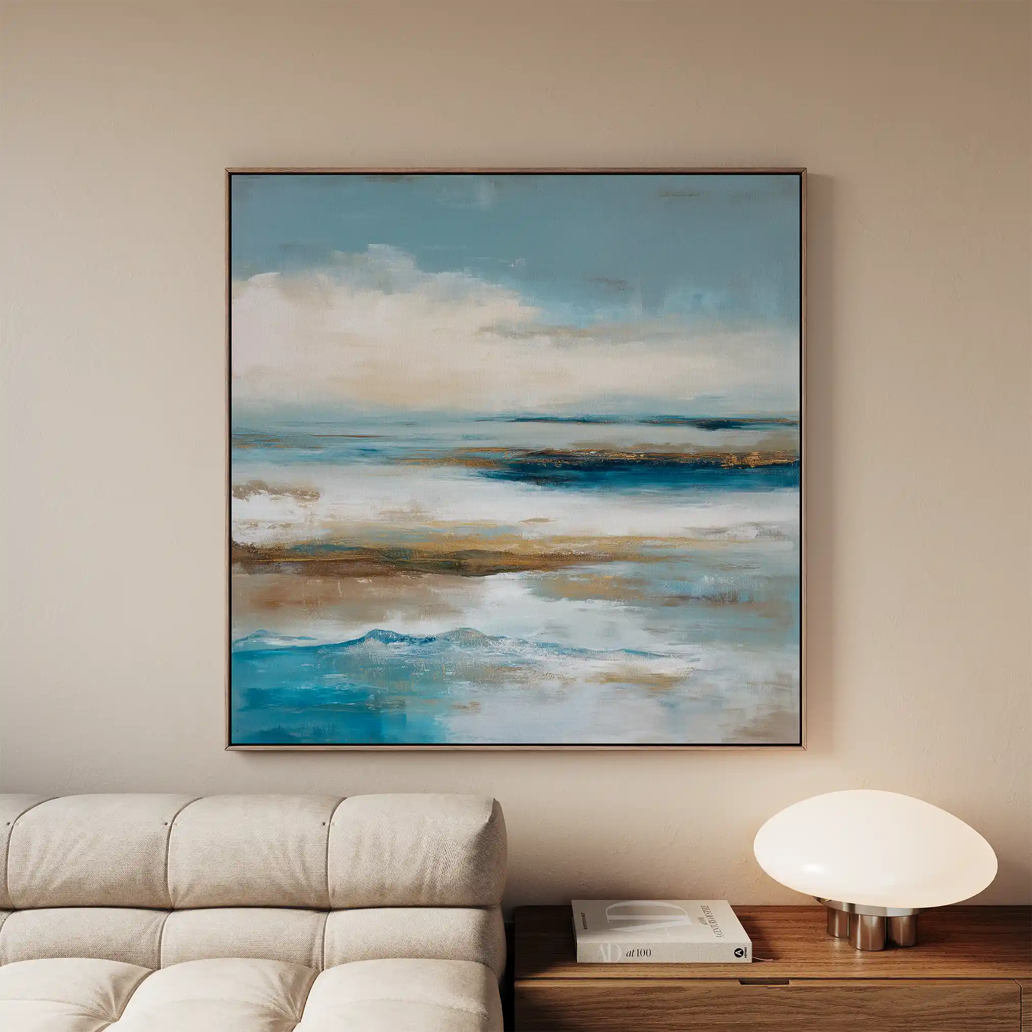 Abstract 851 Canvas Art 60 x 60 cm / Stretched on hidden frame