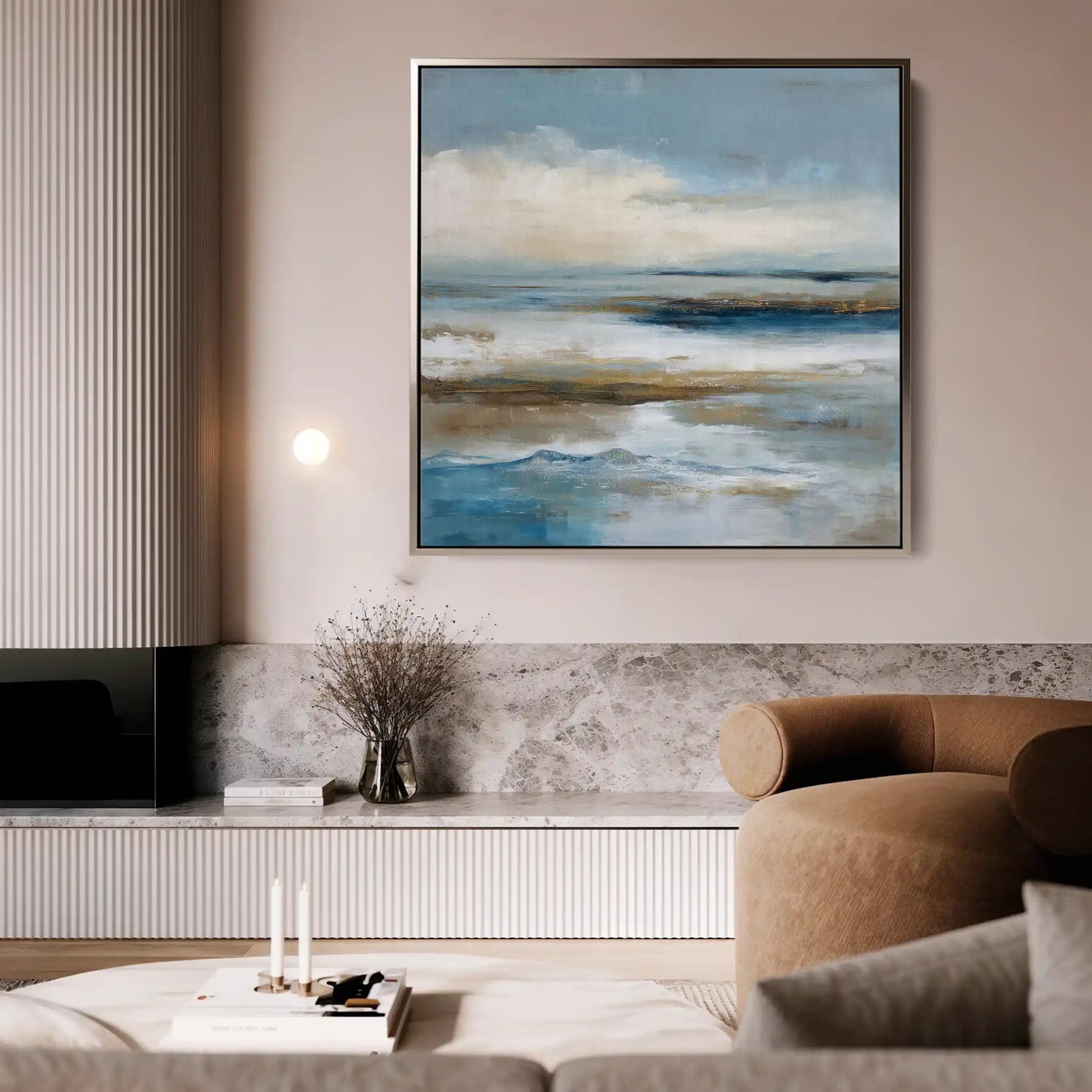 Abstract 851 Canvas Art 60 x 60 cm / Stretched on hidden frame