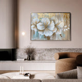 Floral Canvas Wall Art WAD851-F 90 x 60 cm / Stretched on hidden frame