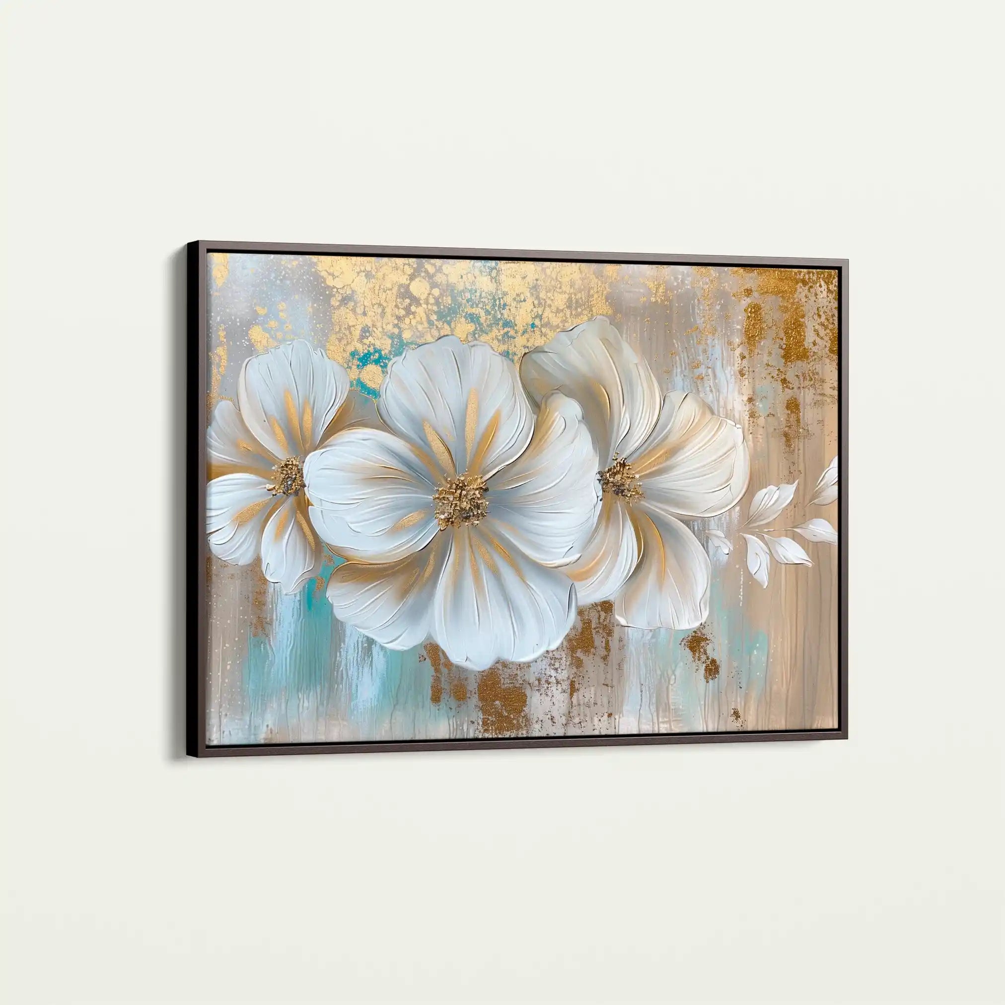 Floral Canvas Wall Art WAD851-F 90 x 60 cm / Stretched on hidden frame