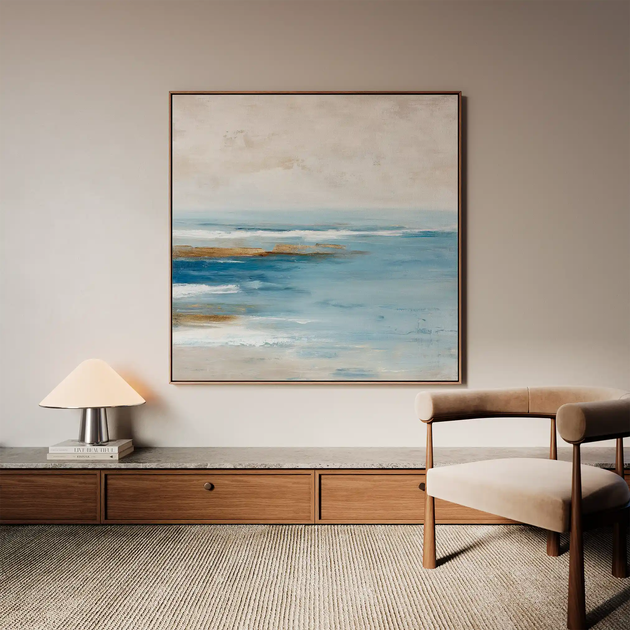 Abstract 852 Canvas Art 60 x 60 cm / Stretched on hidden frame