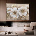 Floral Canvas Wall Art WAD852-F 90 x 60 cm / Stretched on hidden frame