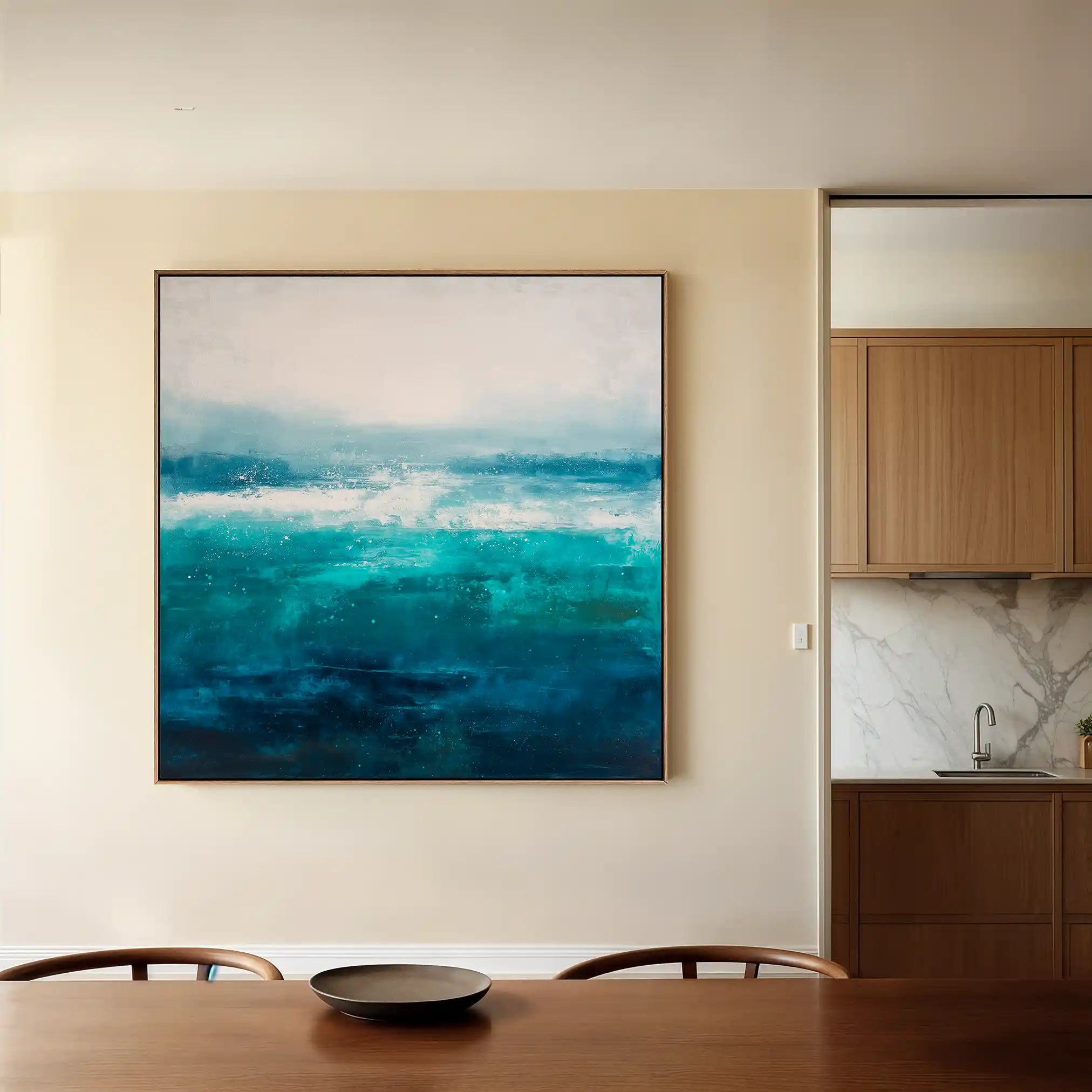 Abstract 853 Canvas Art 60 x 60 cm / Stretched on hidden frame