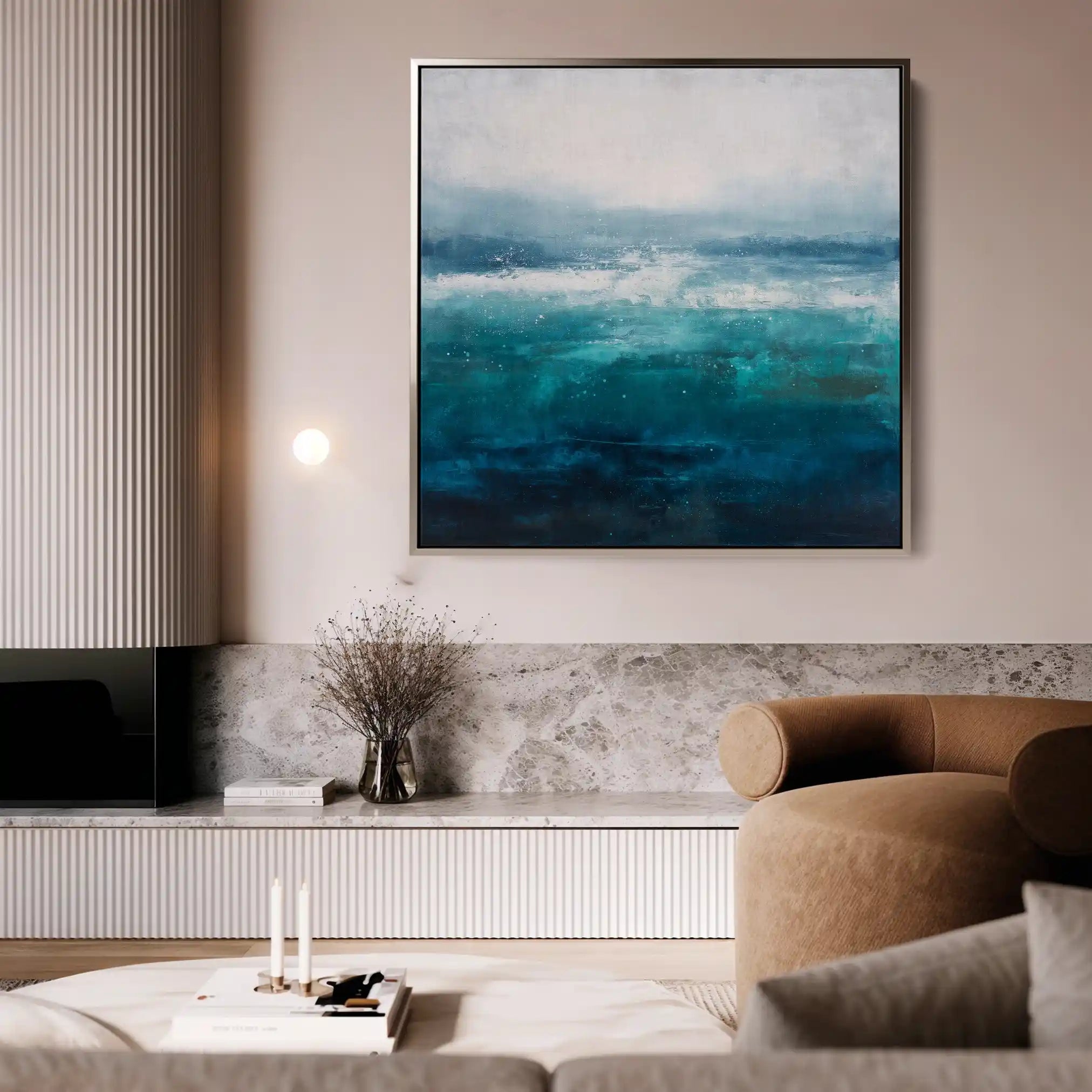 Abstract 853 Canvas Art 60 x 60 cm / Stretched on hidden frame