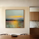 Abstract 855 Canvas Art 60 x 60 cm / Stretched on hidden frame