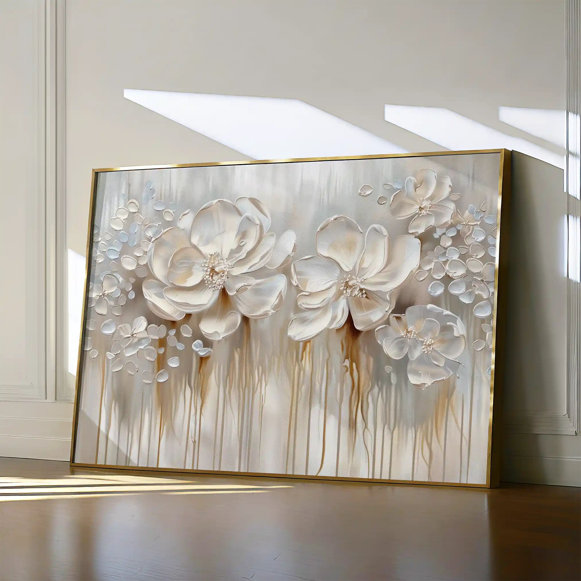 Floral Canvas Wall Art WAD855-F 90 x 60 cm / Stretched on hidden frame