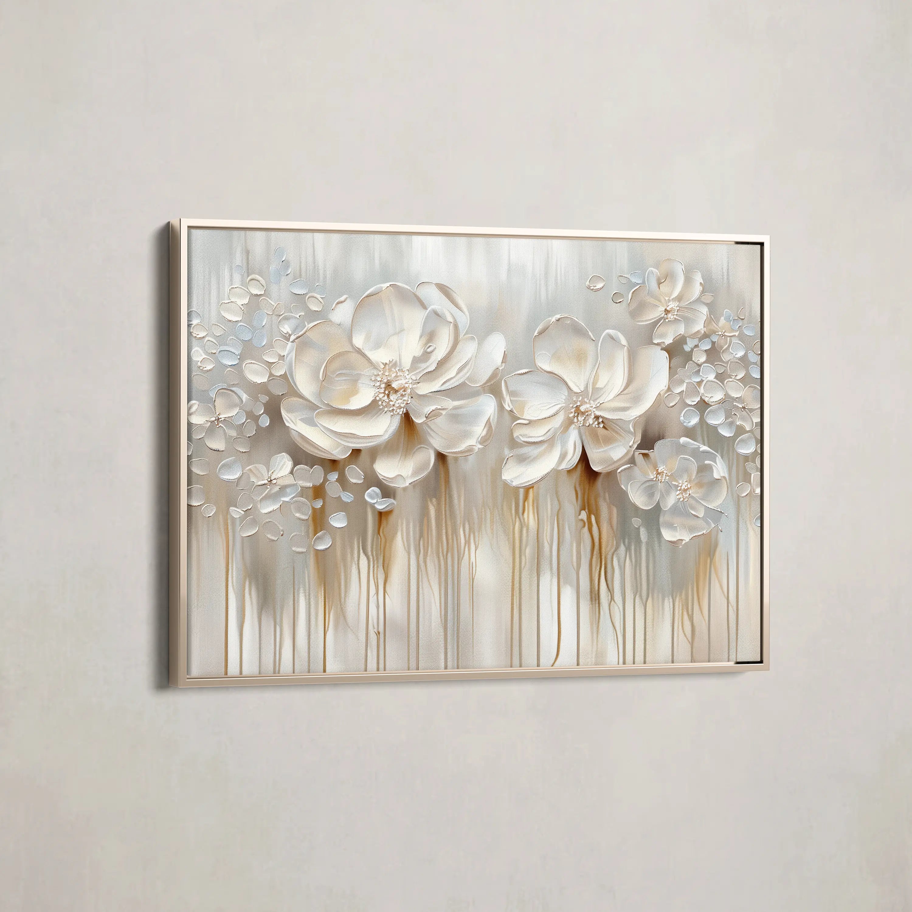 Floral Canvas Wall Art WAD855-F 90 x 60 cm / Stretched on hidden frame