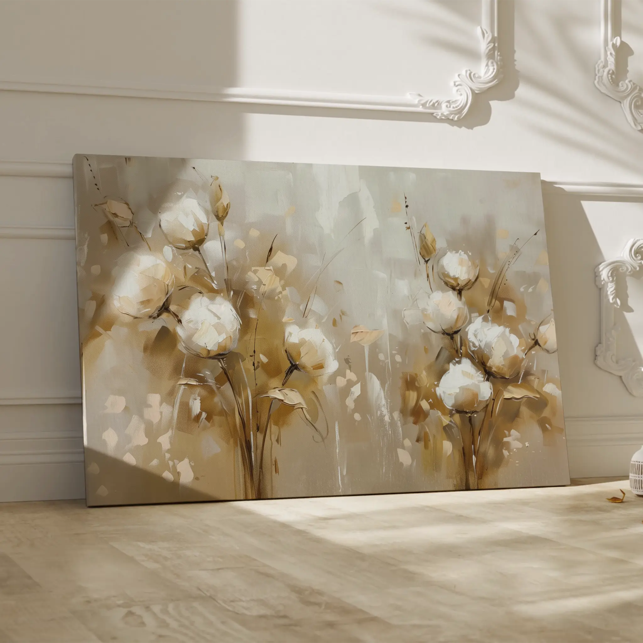 Floral Canvas Wall Art WAD856-F 90 x 60 cm / Stretched on hidden frame