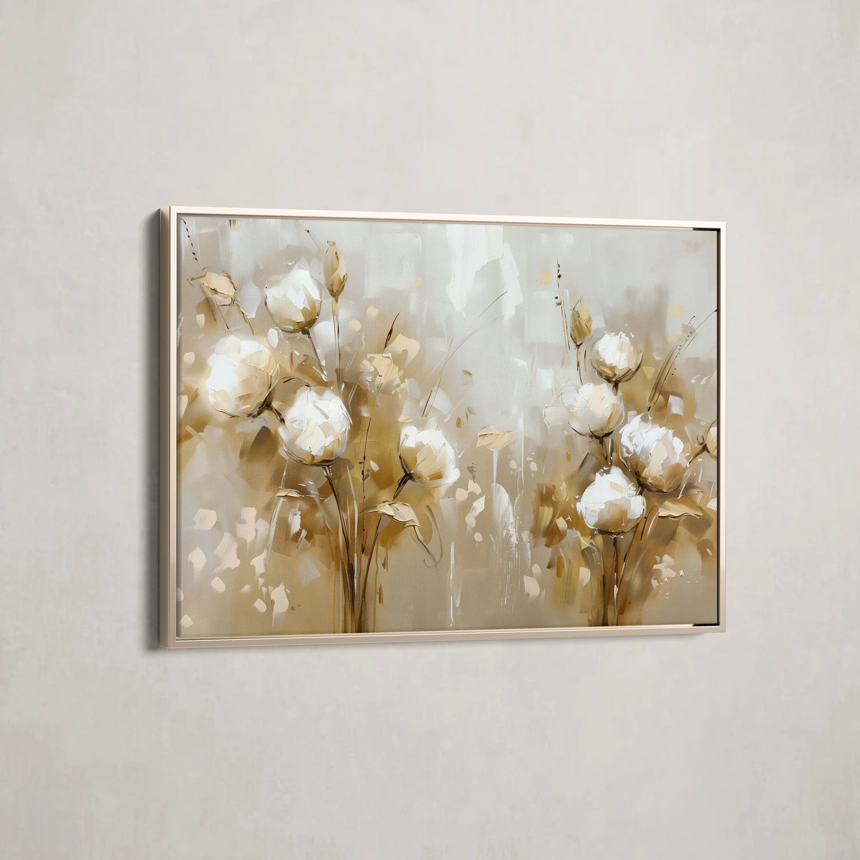 Floral Canvas Wall Art WAD856-F 90 x 60 cm / Stretched on hidden frame