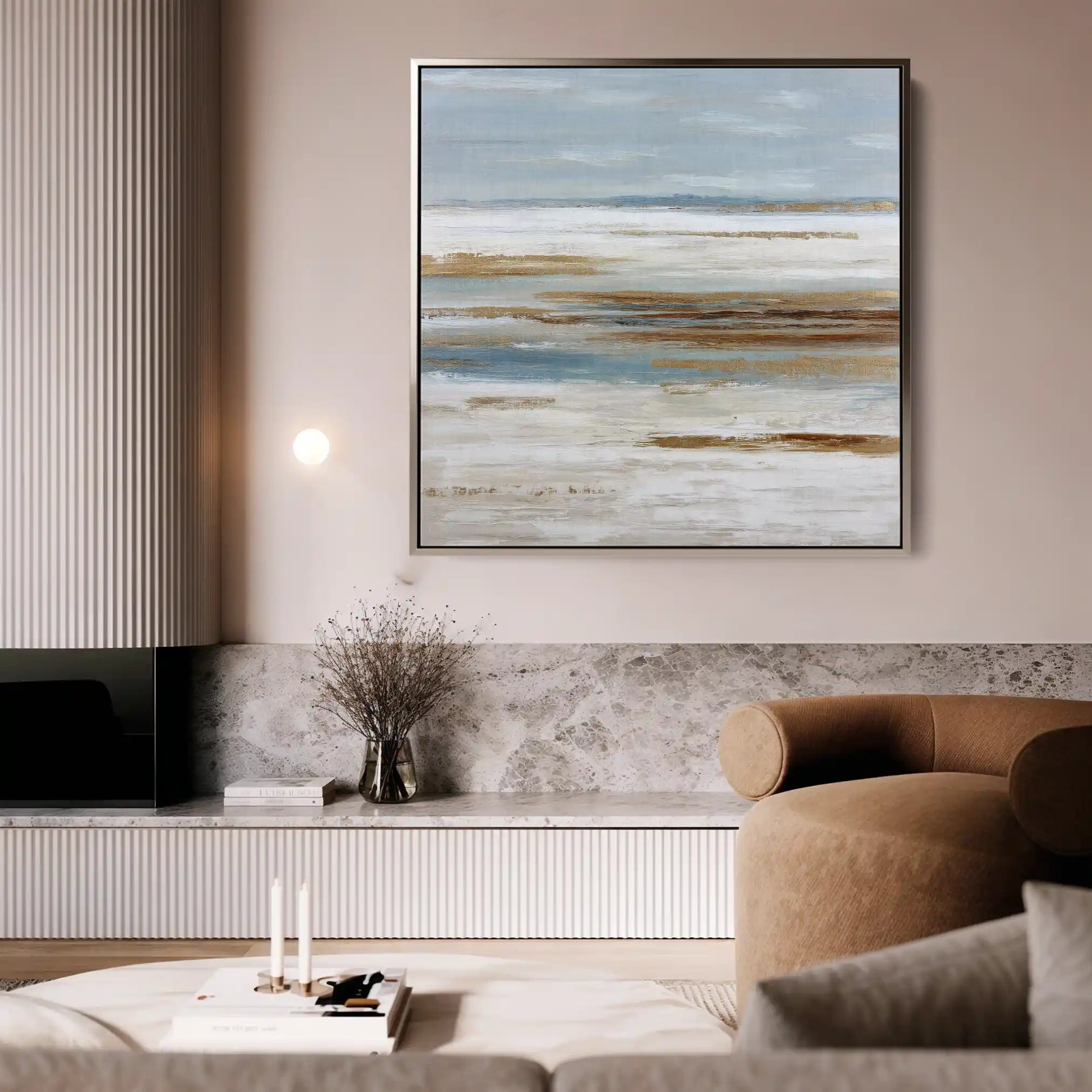 Abstract 857 Canvas Art 60 x 60 cm / Stretched on hidden frame