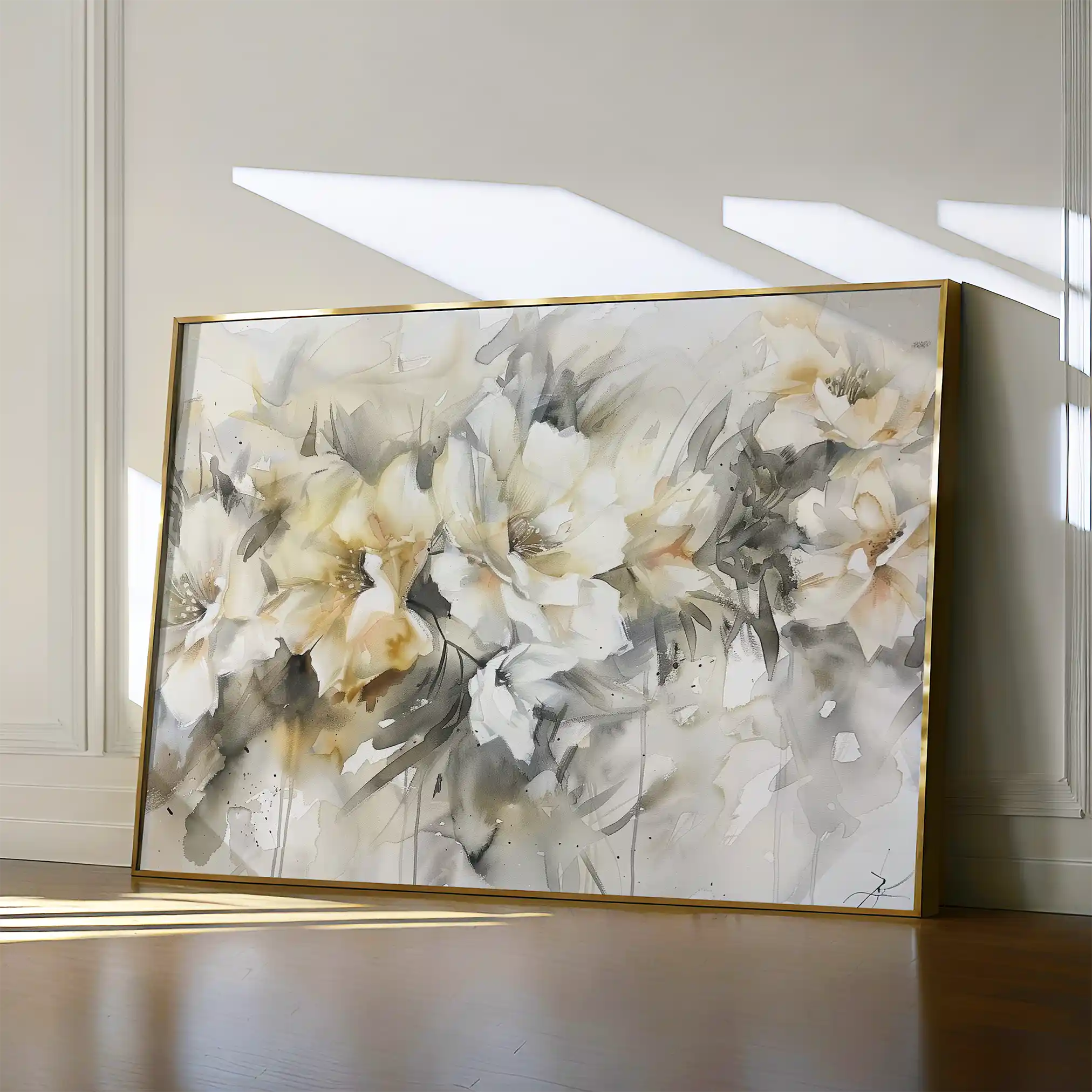 Floral Canvas Wall Art WAD857-F 90 x 60 cm / Stretched on hidden frame