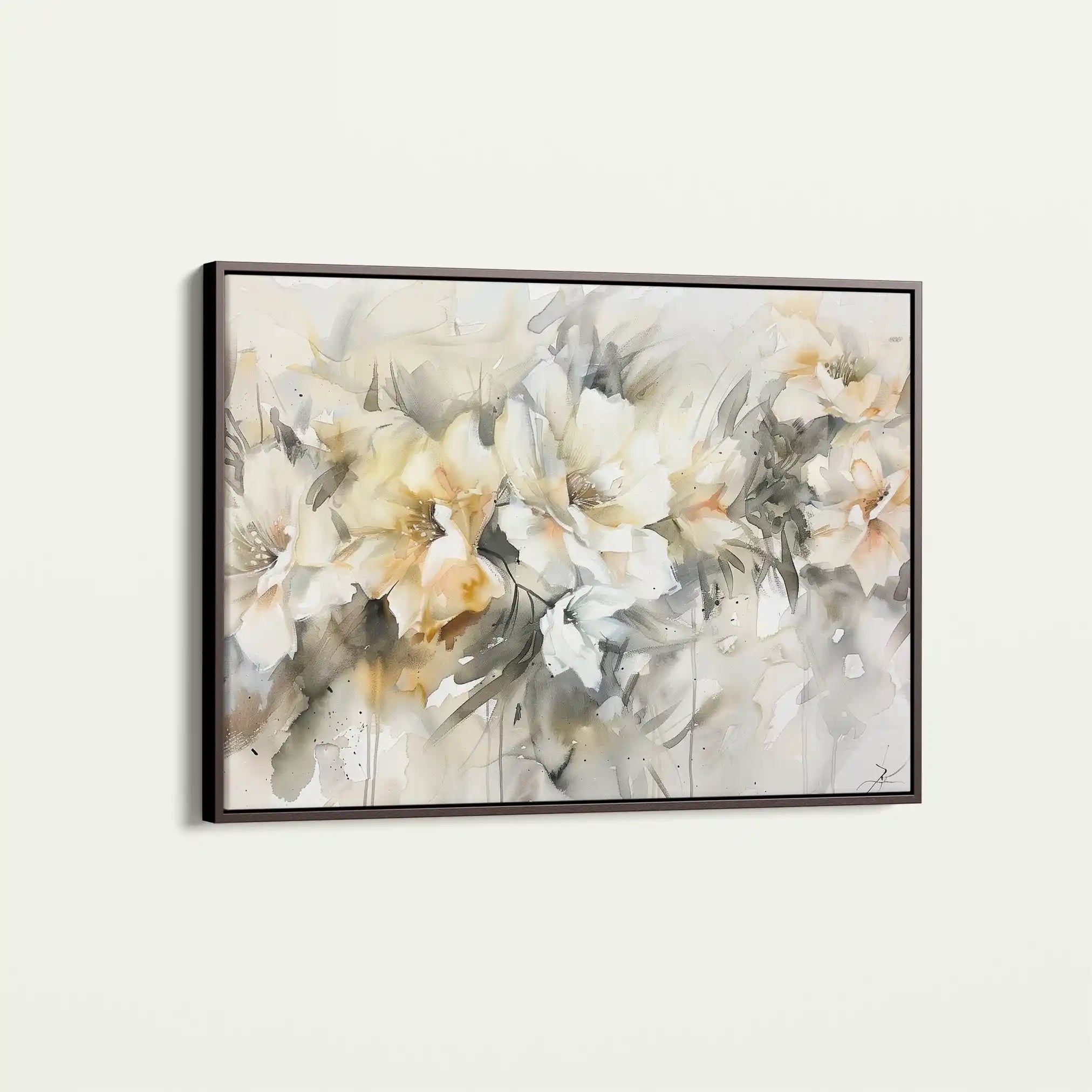 Floral Canvas Wall Art WAD857-F 90 x 60 cm / Stretched on hidden frame