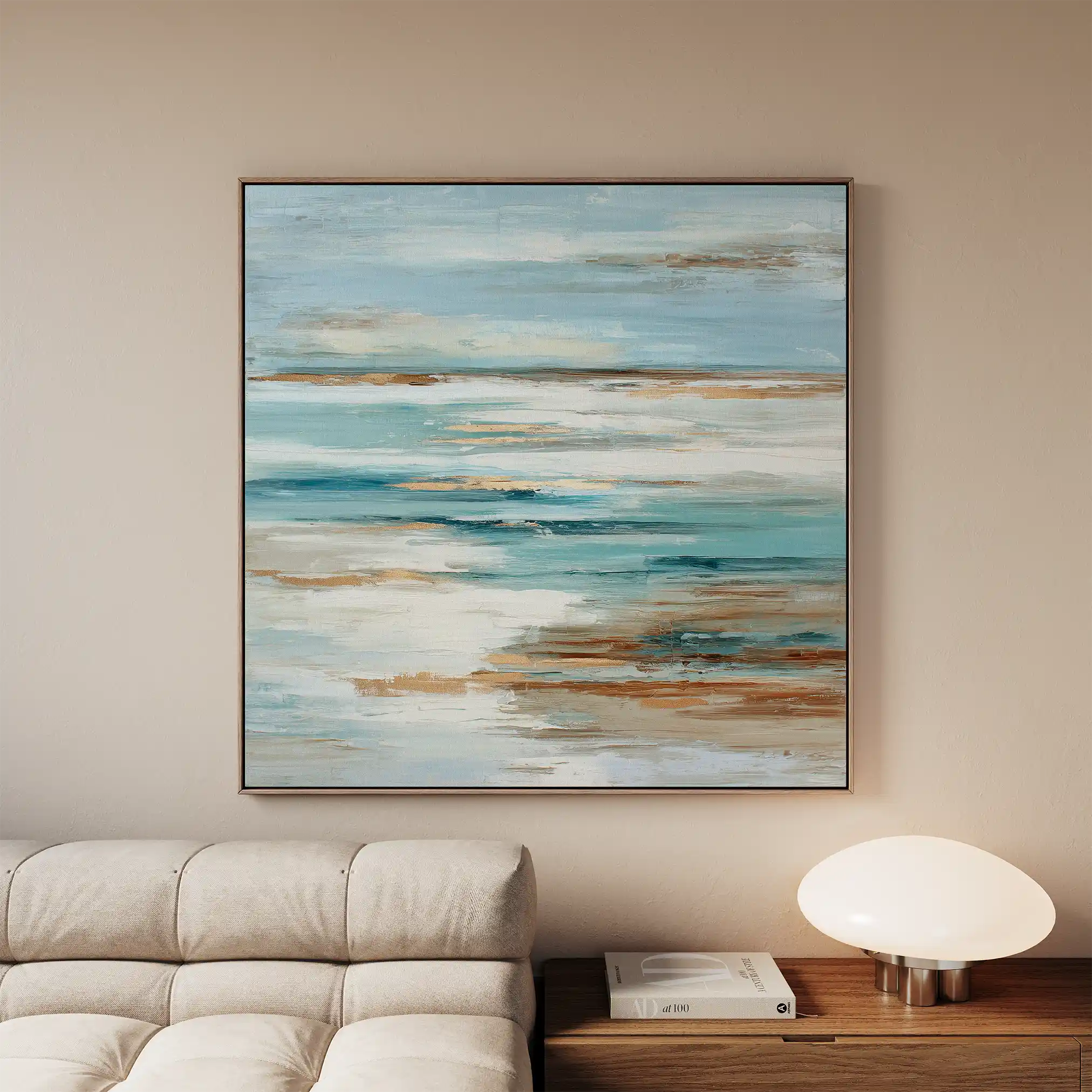 Abstract 859 Canvas Art 60 x 60 cm / Stretched on hidden frame