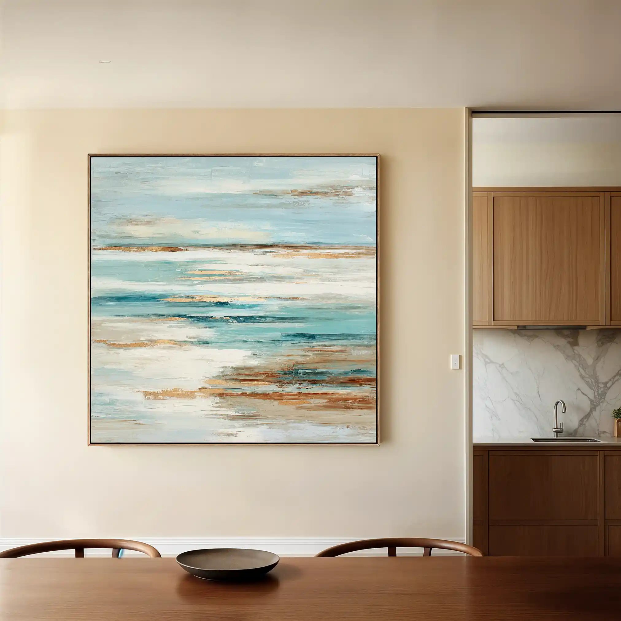 Abstract 859 Canvas Art 60 x 60 cm / Stretched on hidden frame