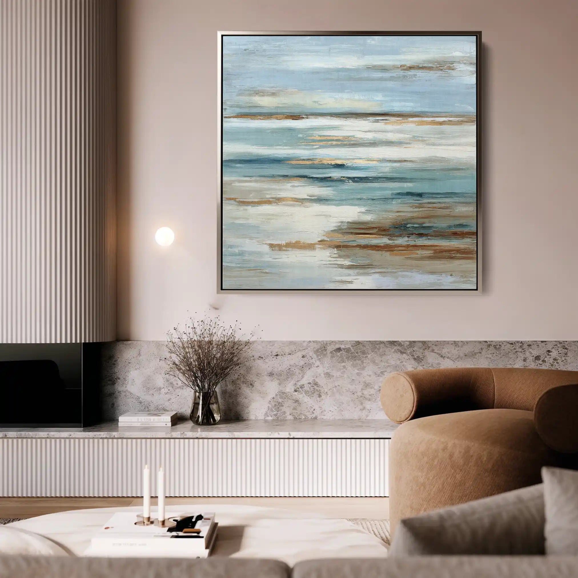Abstract 859 Canvas Art 60 x 60 cm / Stretched on hidden frame