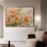Floral Canvas Wall Art WAD859-F 90 x 60 cm / Stretched on hidden frame