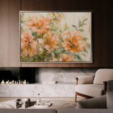 Floral Canvas Wall Art WAD859-F 90 x 60 cm / Stretched on hidden frame