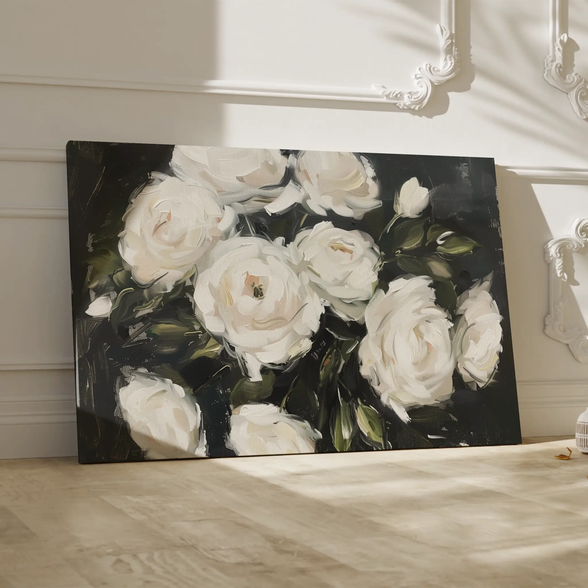 Floral Canvas Wall Art WAD860-F 90 x 60 cm / Stretched on hidden frame