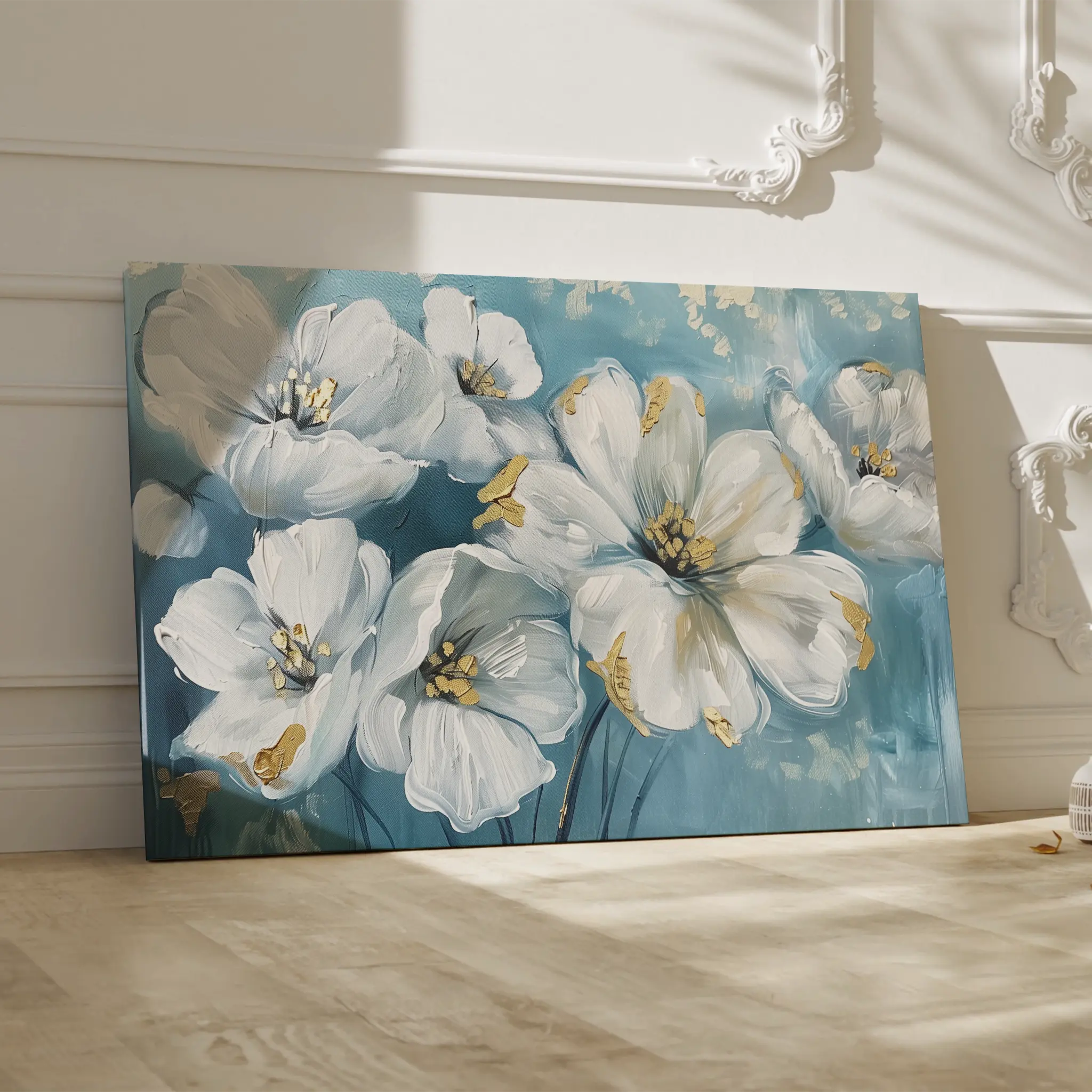 Floral Canvas Wall Art WAD861-F 90 x 60 cm / Stretched on hidden frame