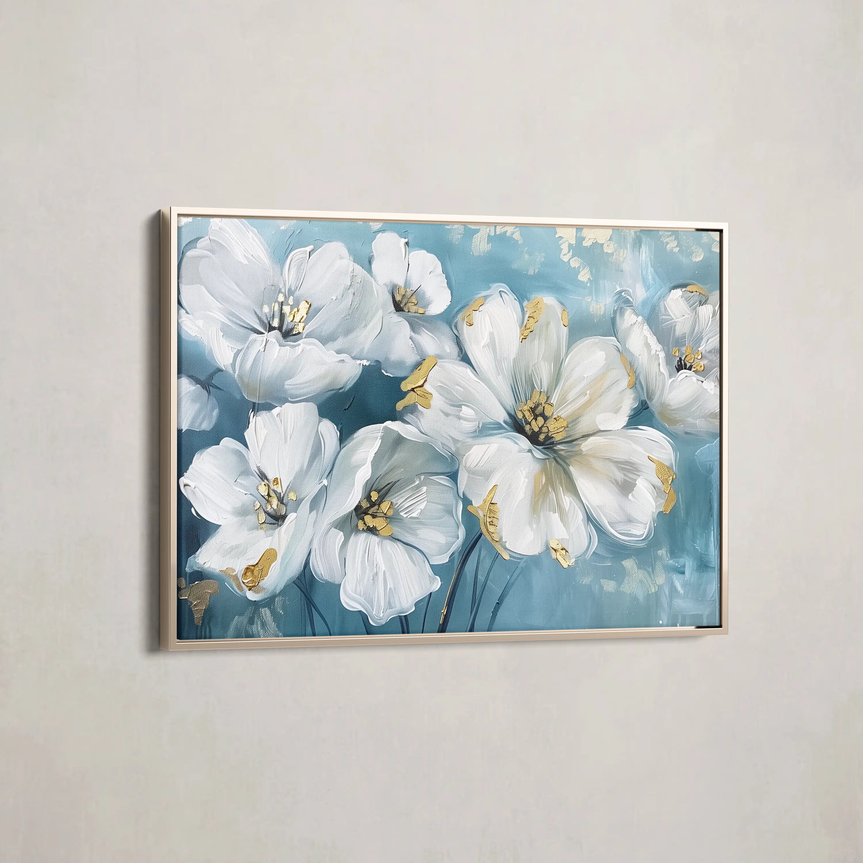 Floral Canvas Wall Art WAD861-F 90 x 60 cm / Stretched on hidden frame