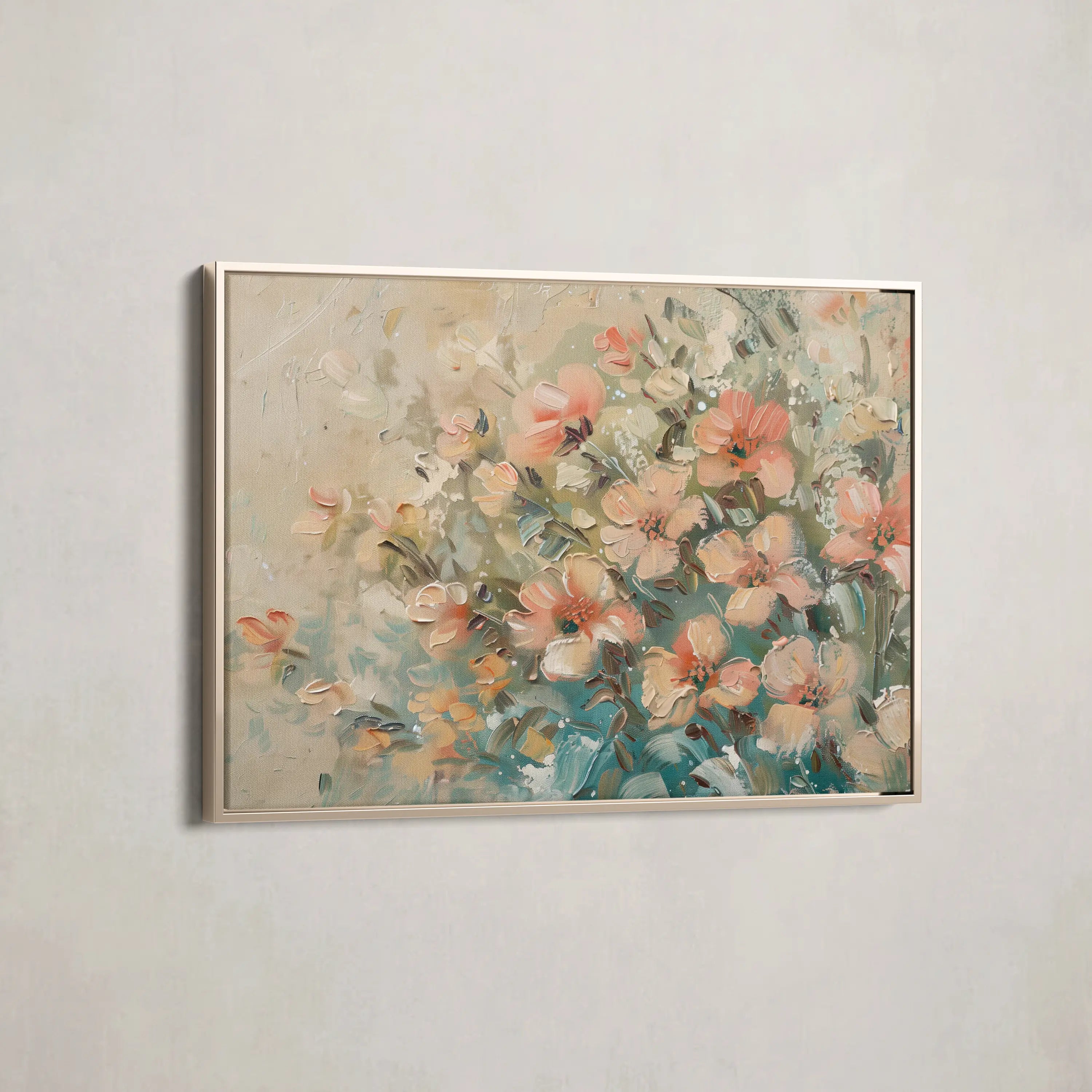 Floral Canvas Wall Art WAD862-F 90 x 60 cm / Stretched on hidden frame