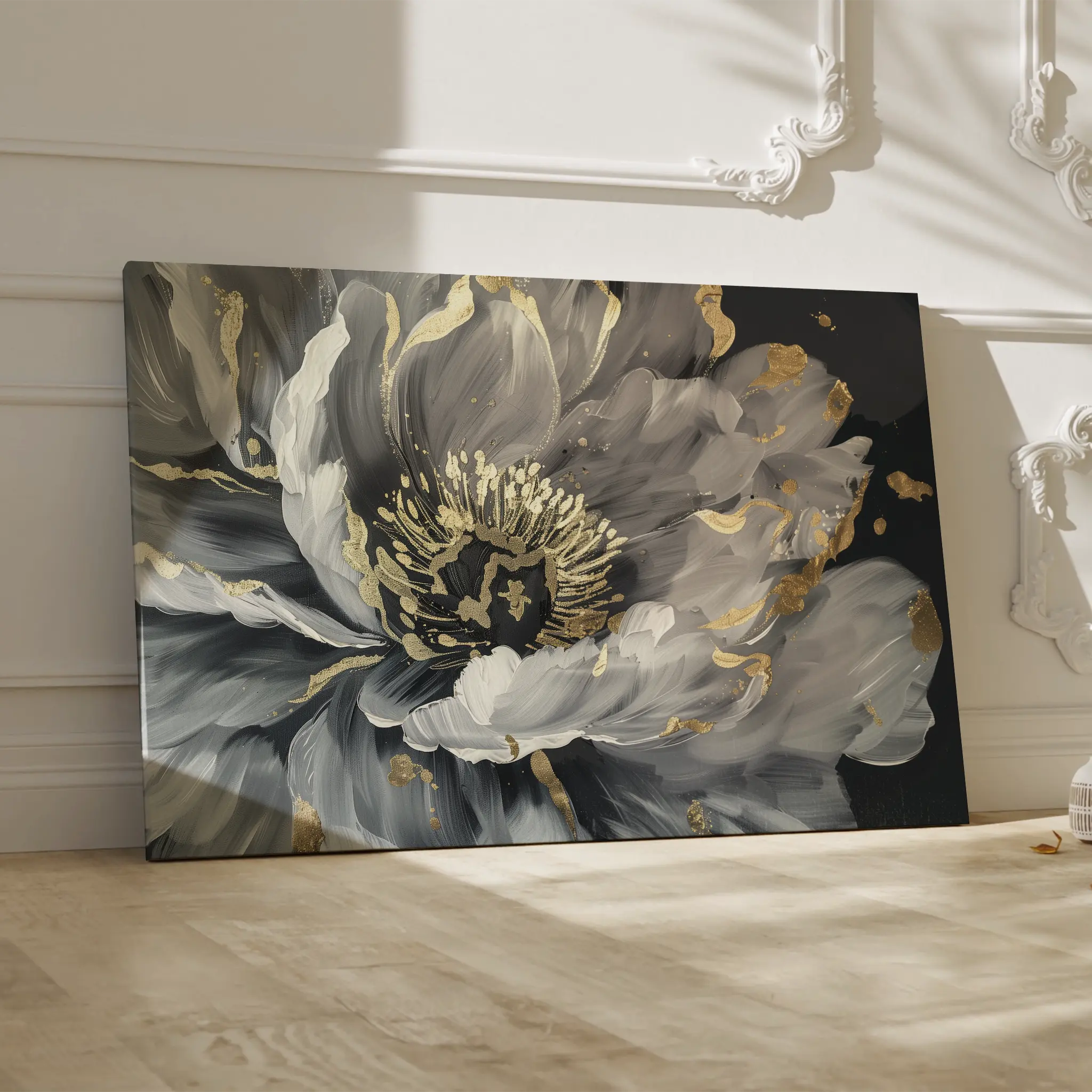 Floral Canvas Wall Art WAD863-F 90 x 60 cm / Stretched on hidden frame