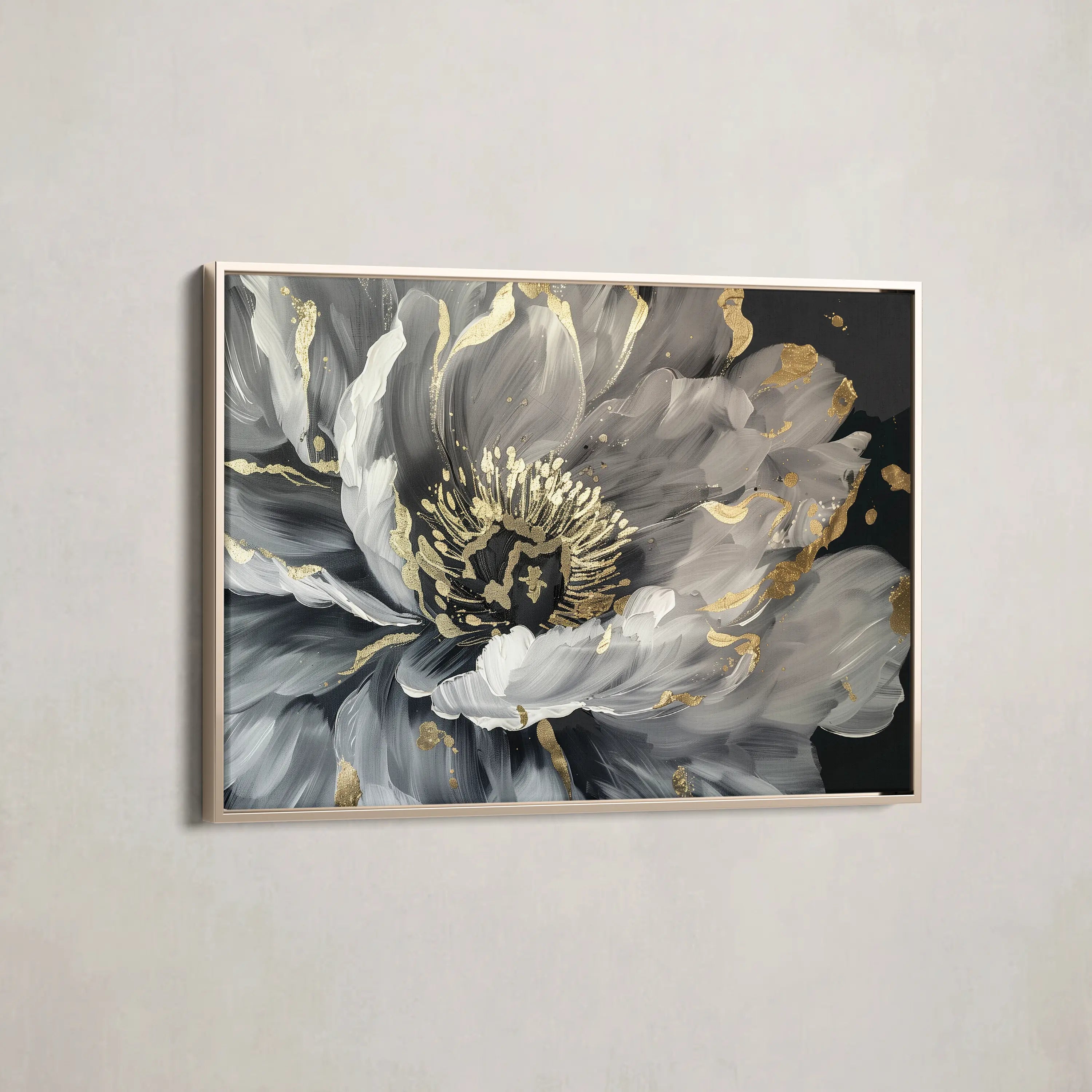 Floral Canvas Wall Art WAD863-F 90 x 60 cm / Stretched on hidden frame