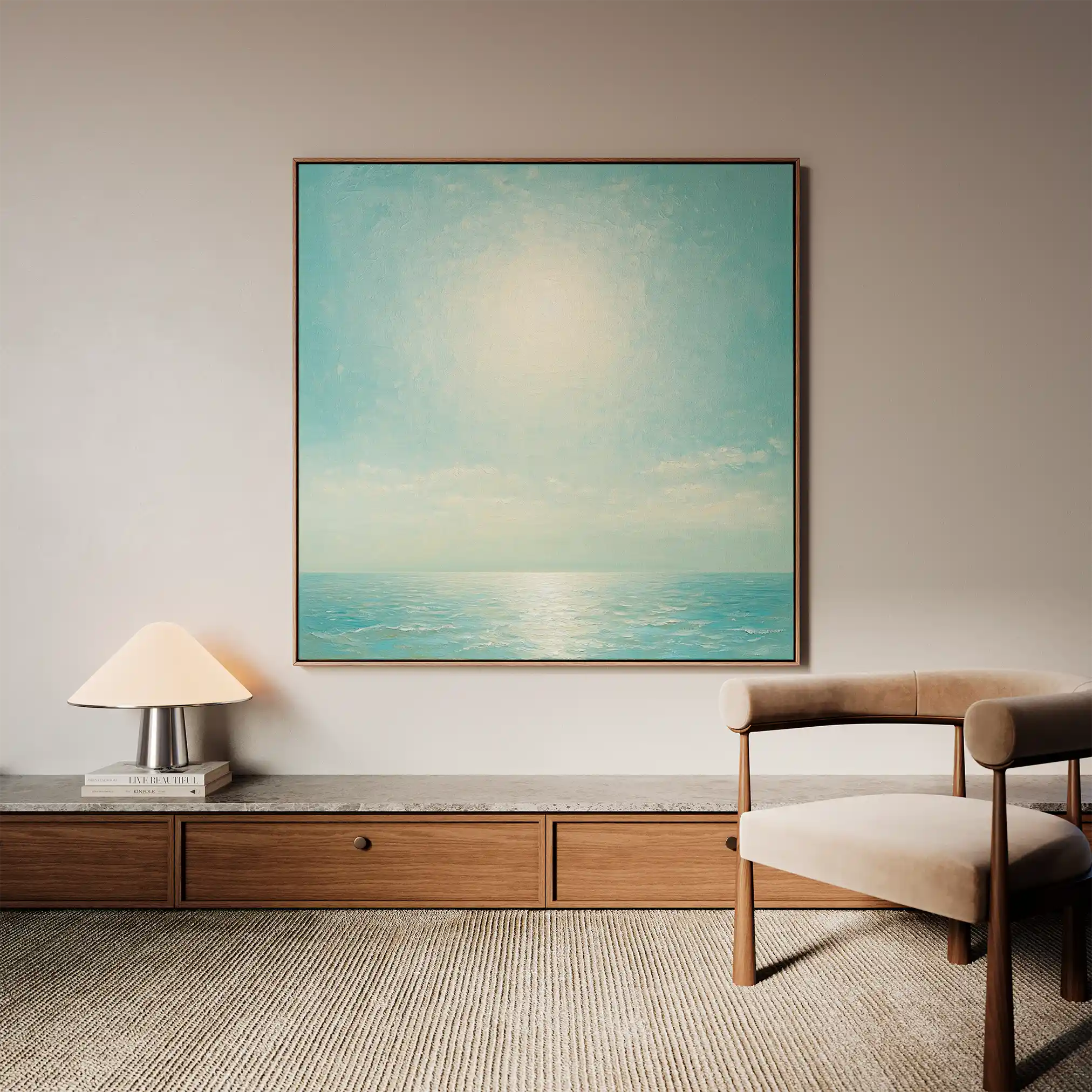 Abstract 864 Canvas Art 60 x 60 cm / Stretched on hidden frame