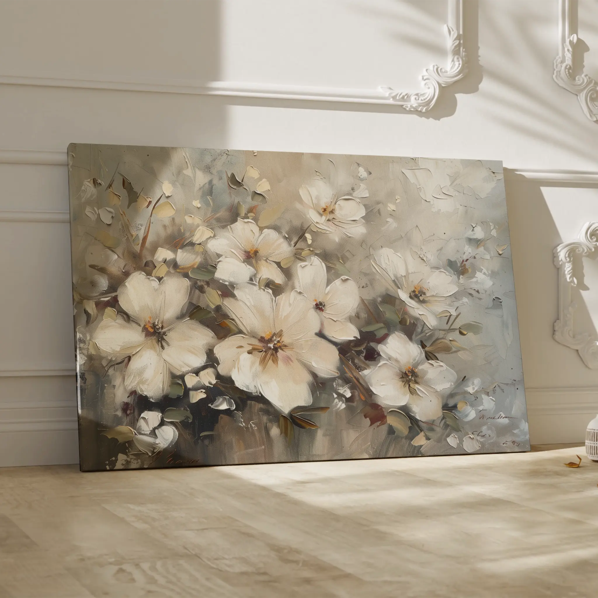 Floral Canvas Wall Art WAD866-F 90 x 60 cm / Stretched on hidden frame