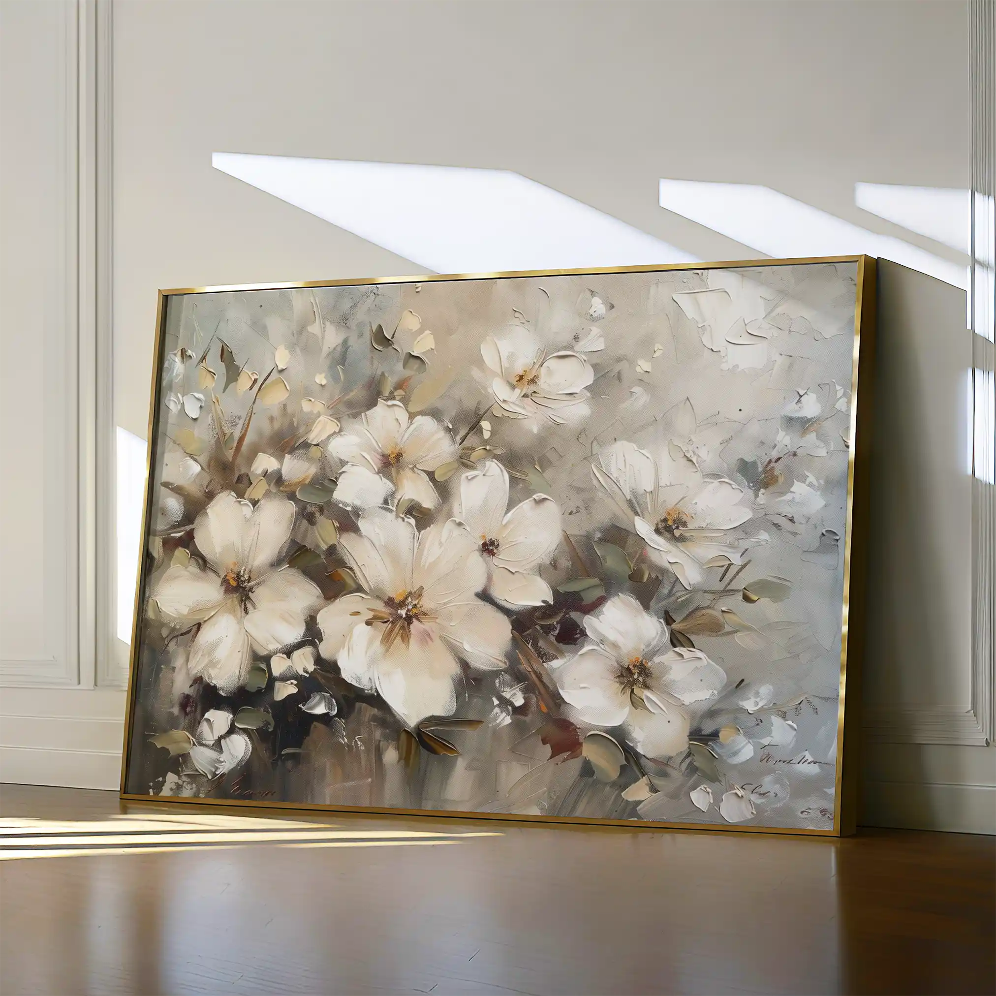 Floral Canvas Wall Art WAD866-F 90 x 60 cm / Stretched on hidden frame