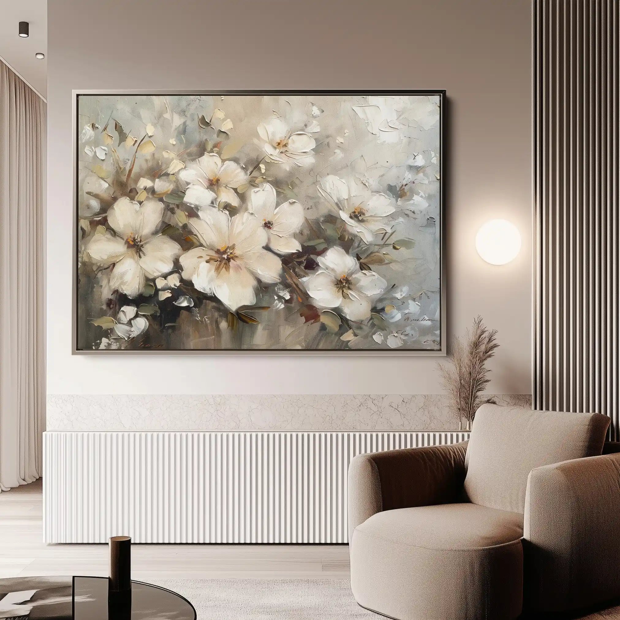 Floral Canvas Wall Art WAD866-F 90 x 60 cm / Stretched on hidden frame