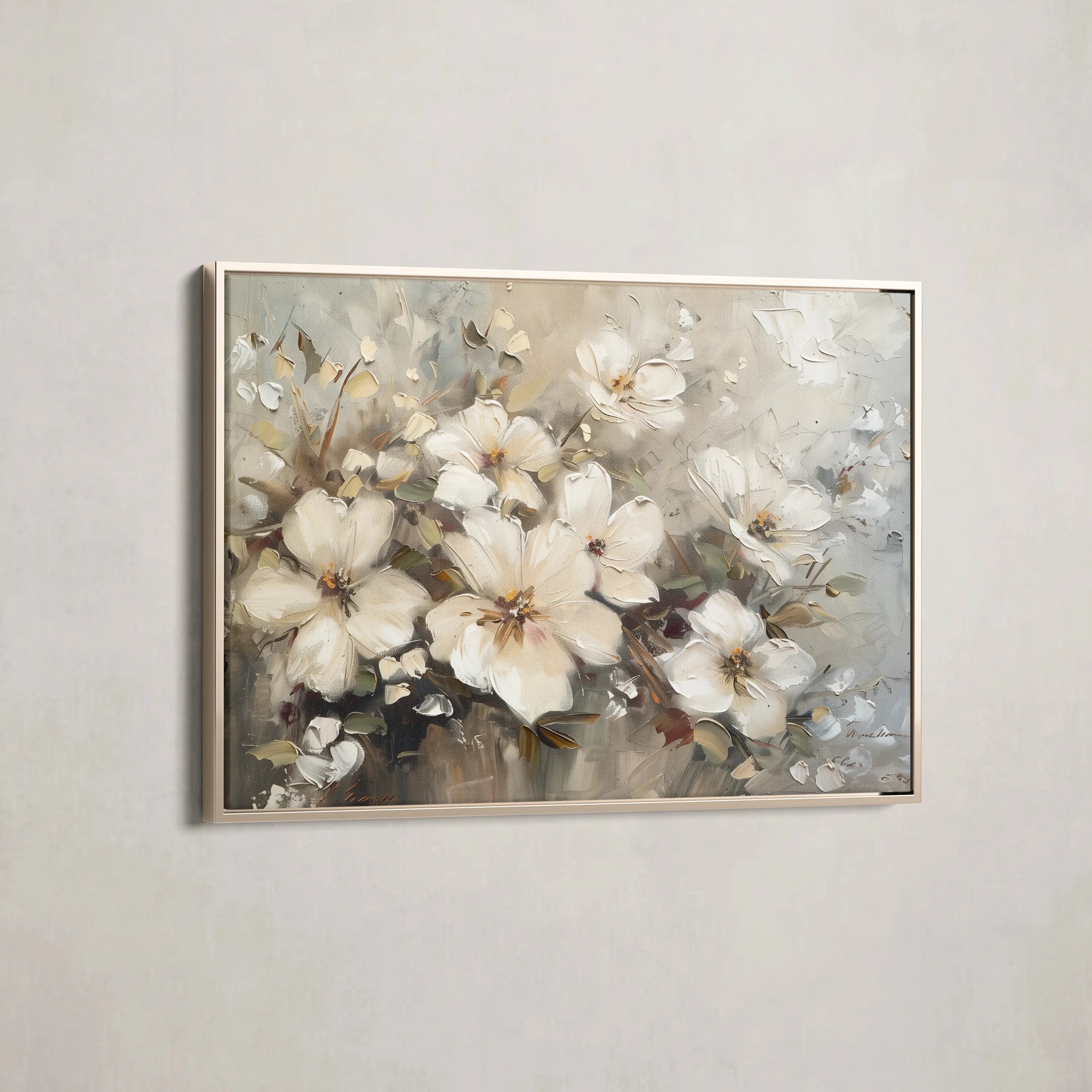 Floral Canvas Wall Art WAD866-F 90 x 60 cm / Stretched on hidden frame