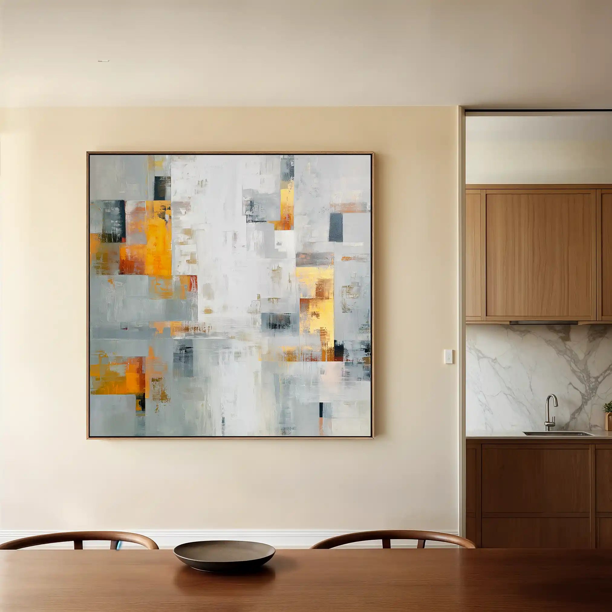 Abstract 867 Canvas Art 60 x 60 cm / Stretched on hidden frame
