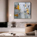 Abstract 867 Canvas Art 60 x 60 cm / Stretched on hidden frame