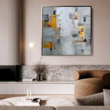 Abstract 867 Canvas Art 60 x 60 cm / Stretched on hidden frame
