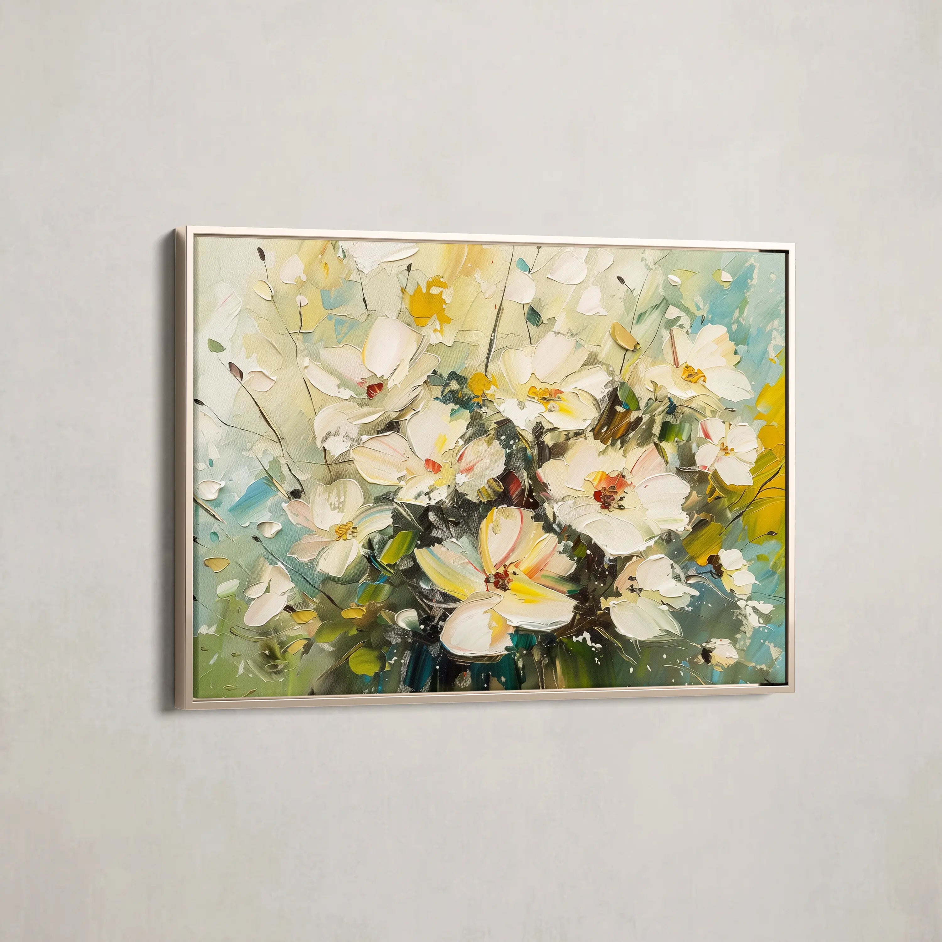 Floral Canvas Wall Art WAD867-F 90 x 60 cm / Stretched on hidden frame