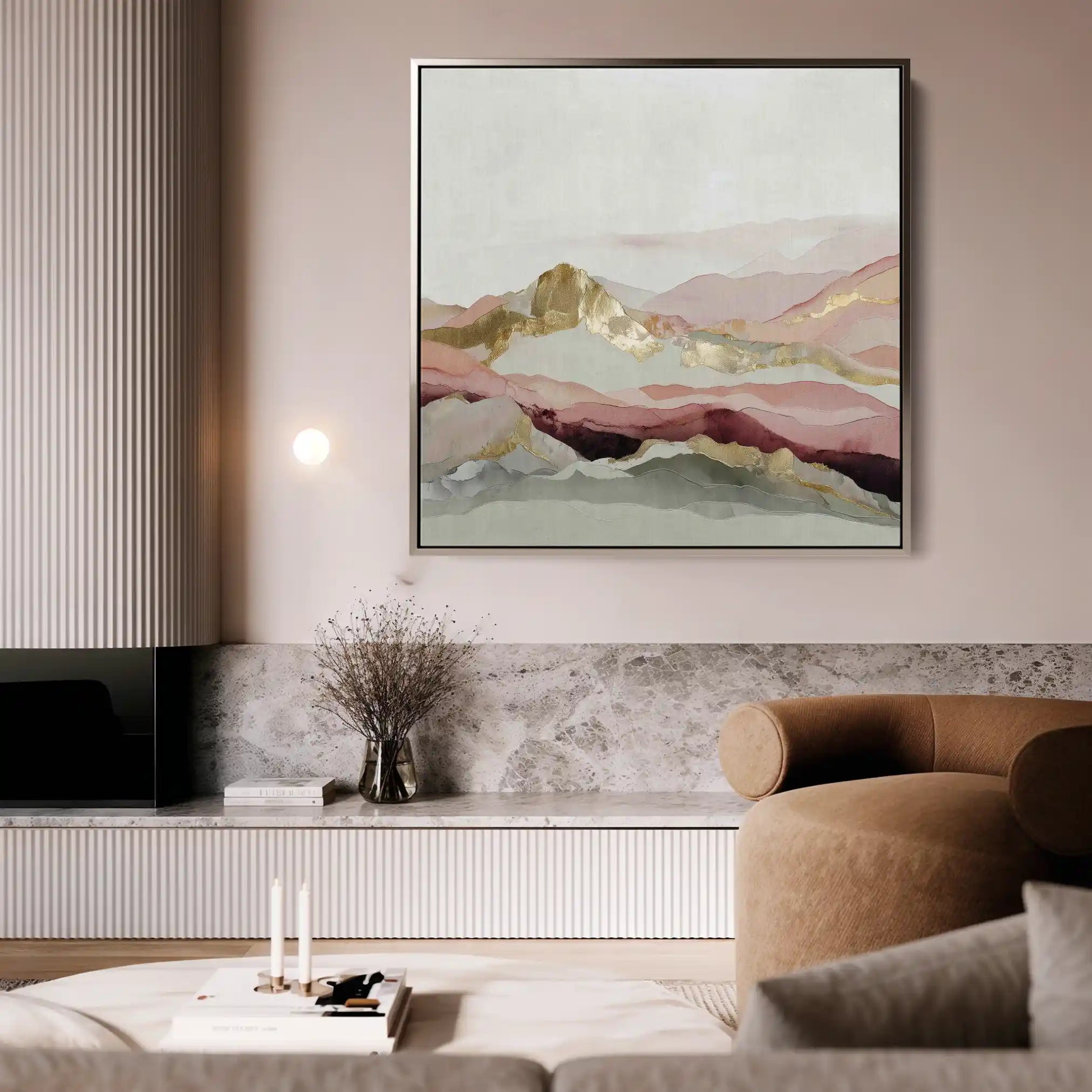 Abstract 868 Canvas Art 60 x 60 cm / Stretched on hidden frame