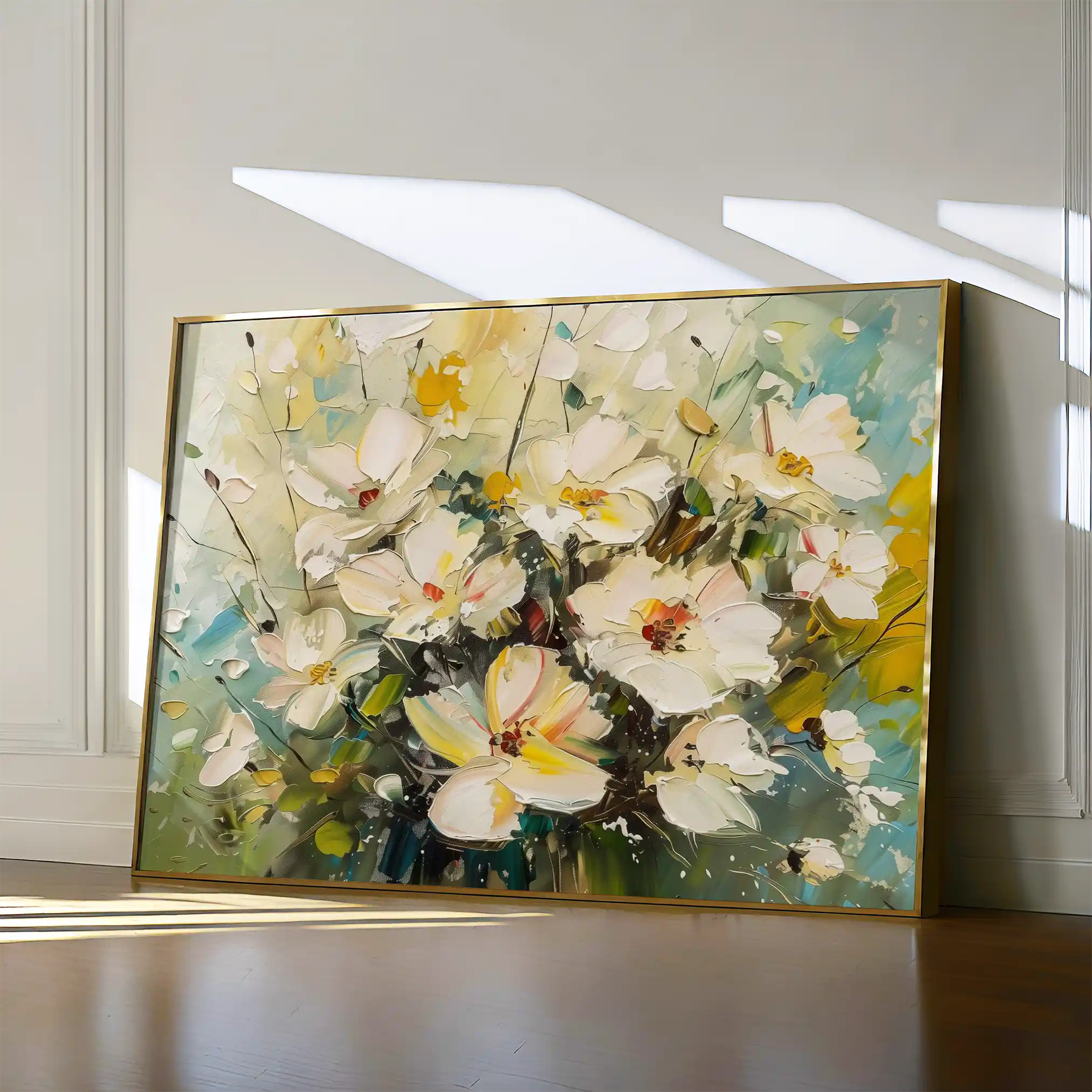 Floral Canvas Wall Art WAD868-F 90 x 60 cm / Stretched on hidden frame
