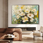 Floral Canvas Wall Art WAD868-F 90 x 60 cm / Stretched on hidden frame